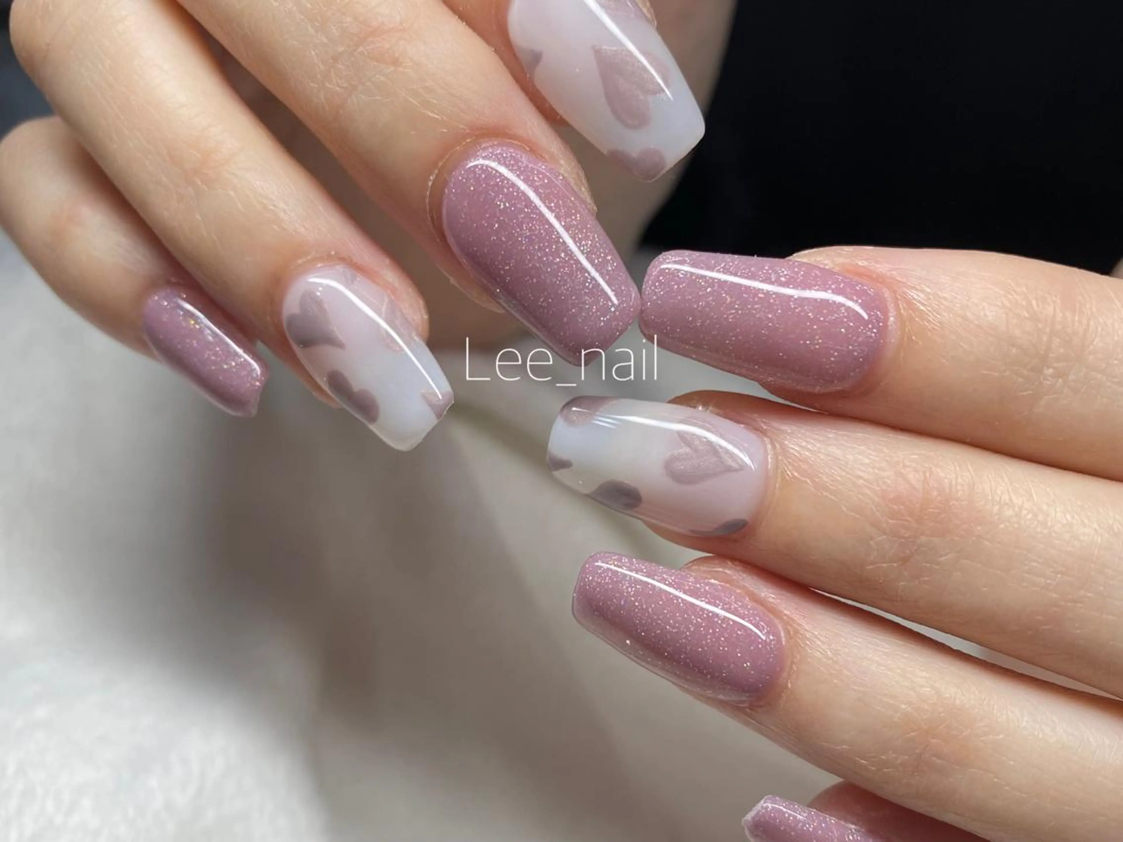ネイル ハート Lee_ nailのネイルデザイン