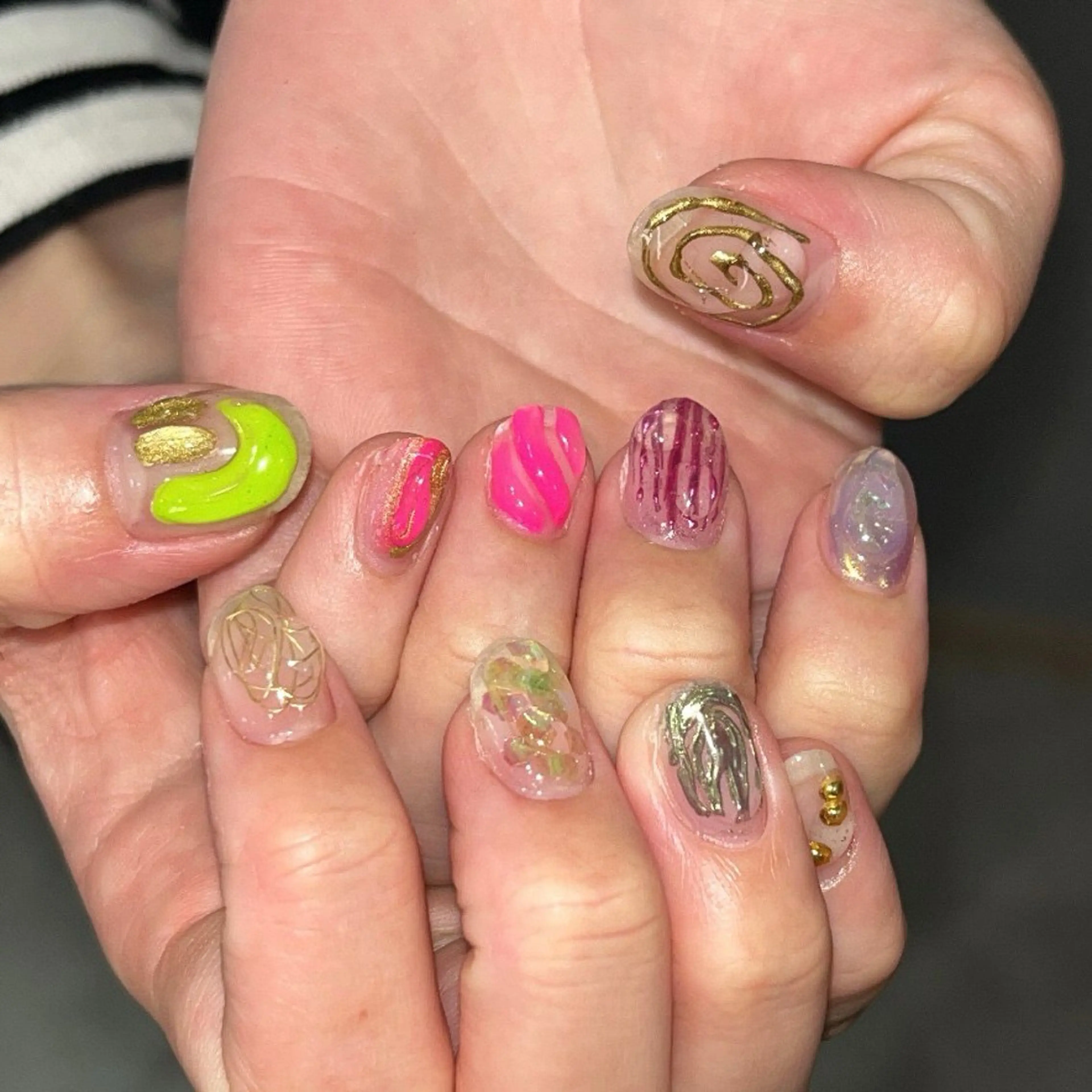 ネイル ハンドネイル フットネイル ASA nail / アート☀︎ニュアンスのネイルデザイン