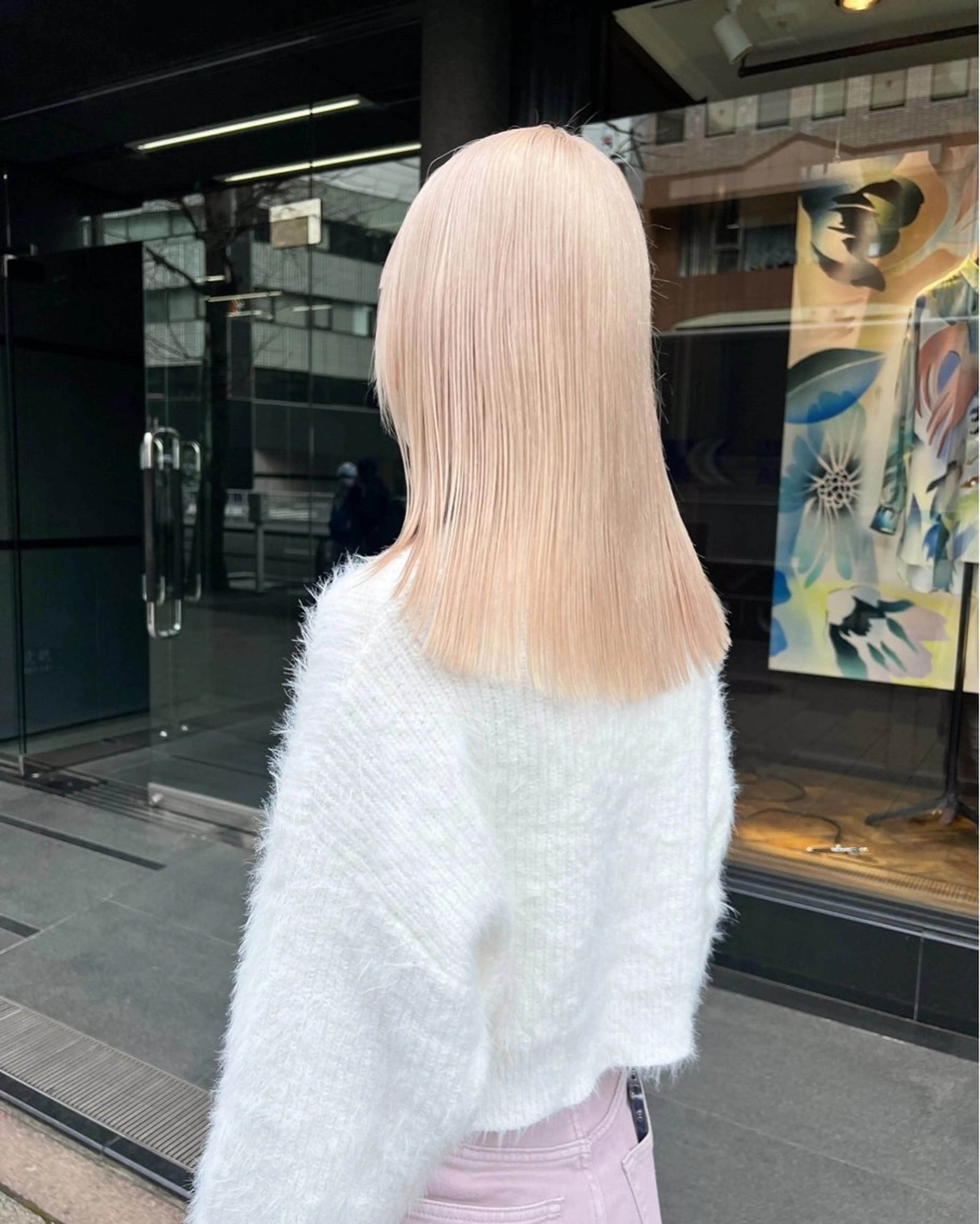 ブリーチ1回＋カラーの写真