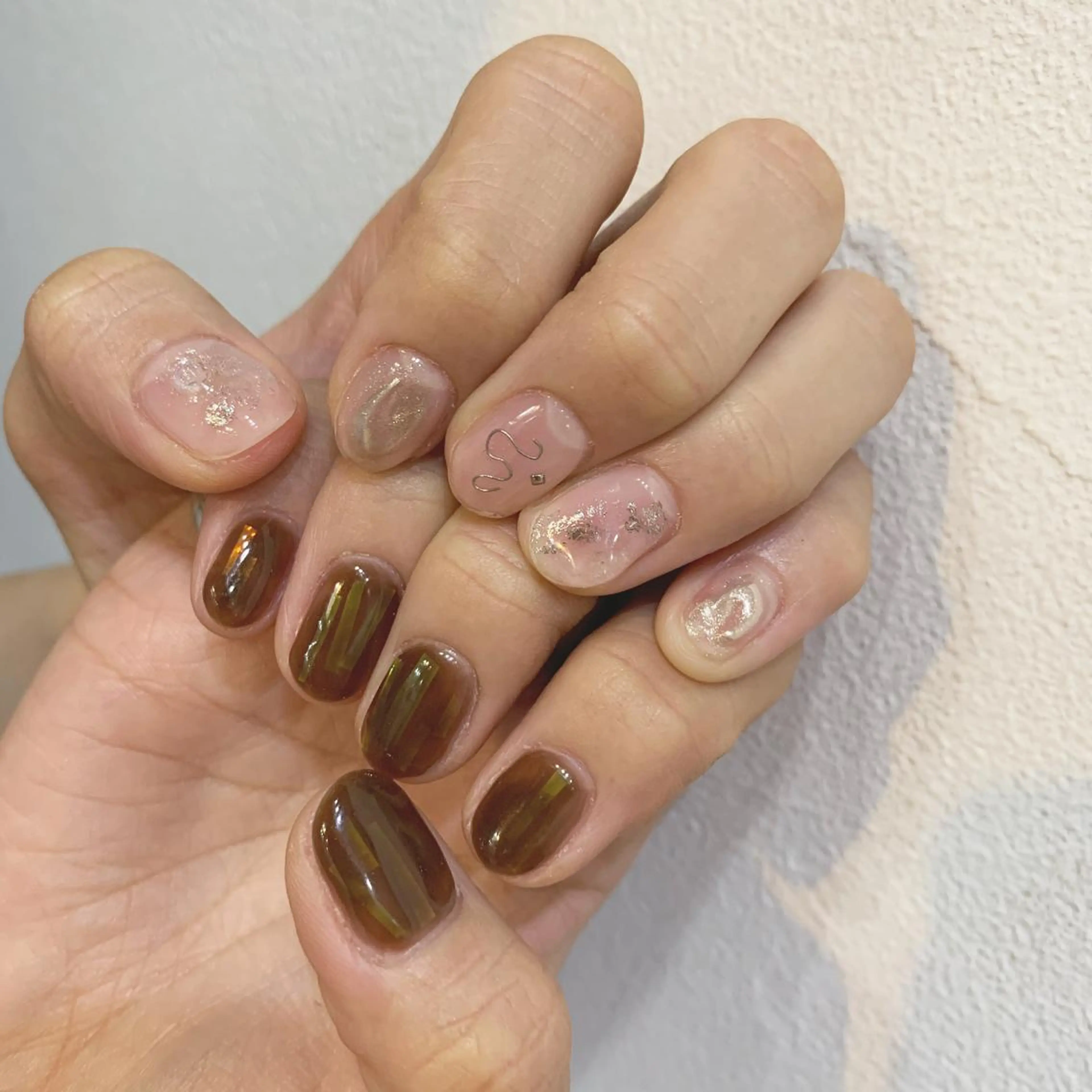ネイル 新宿ニュアンスネイル makotoのネイルデザイン