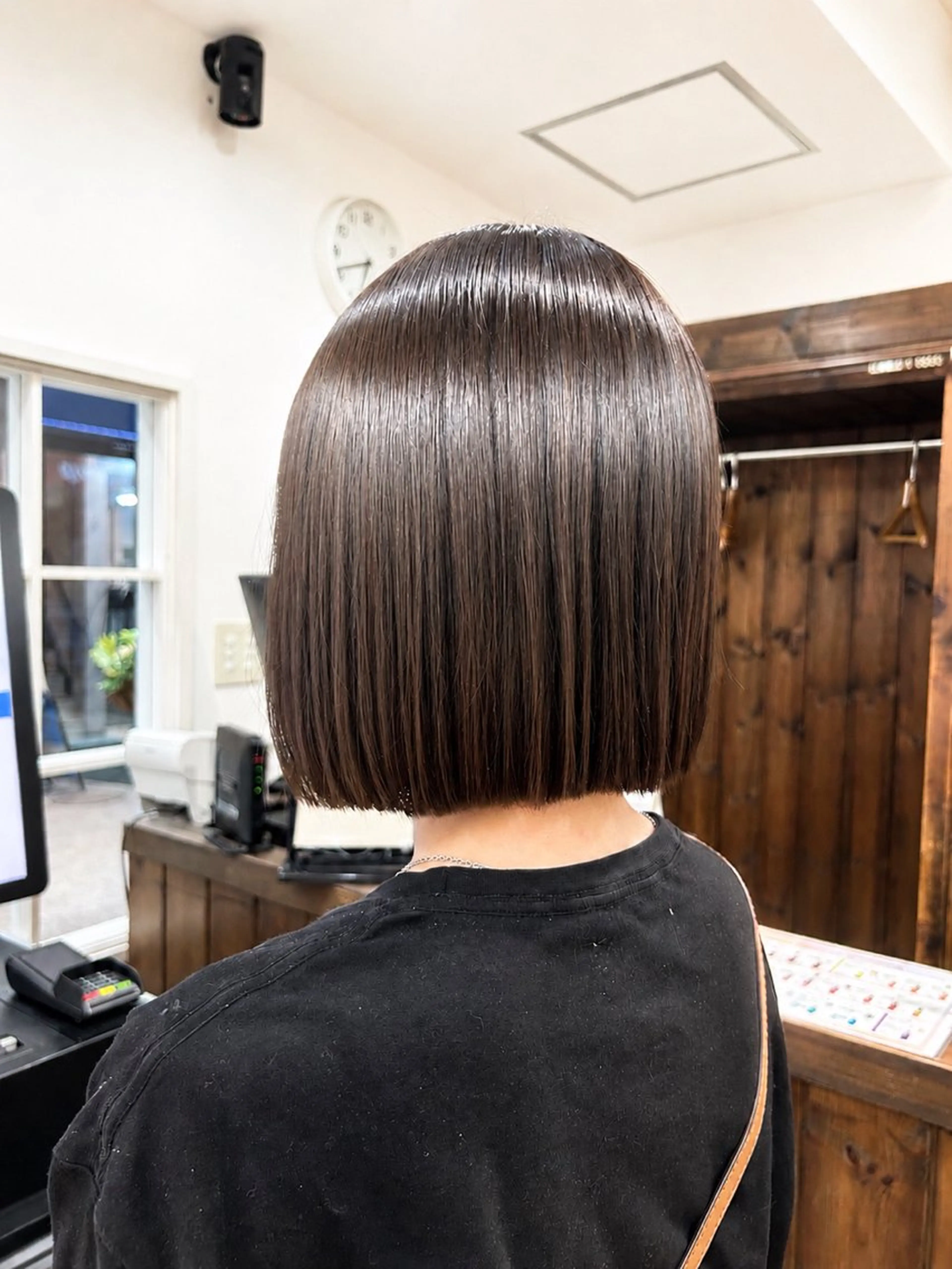 ミディアム 切りっぱなしボブ ボブ カット ｶｯﾄﾓﾃﾞﾙ募集中 🍒あさみ🍒のヘアスタイル