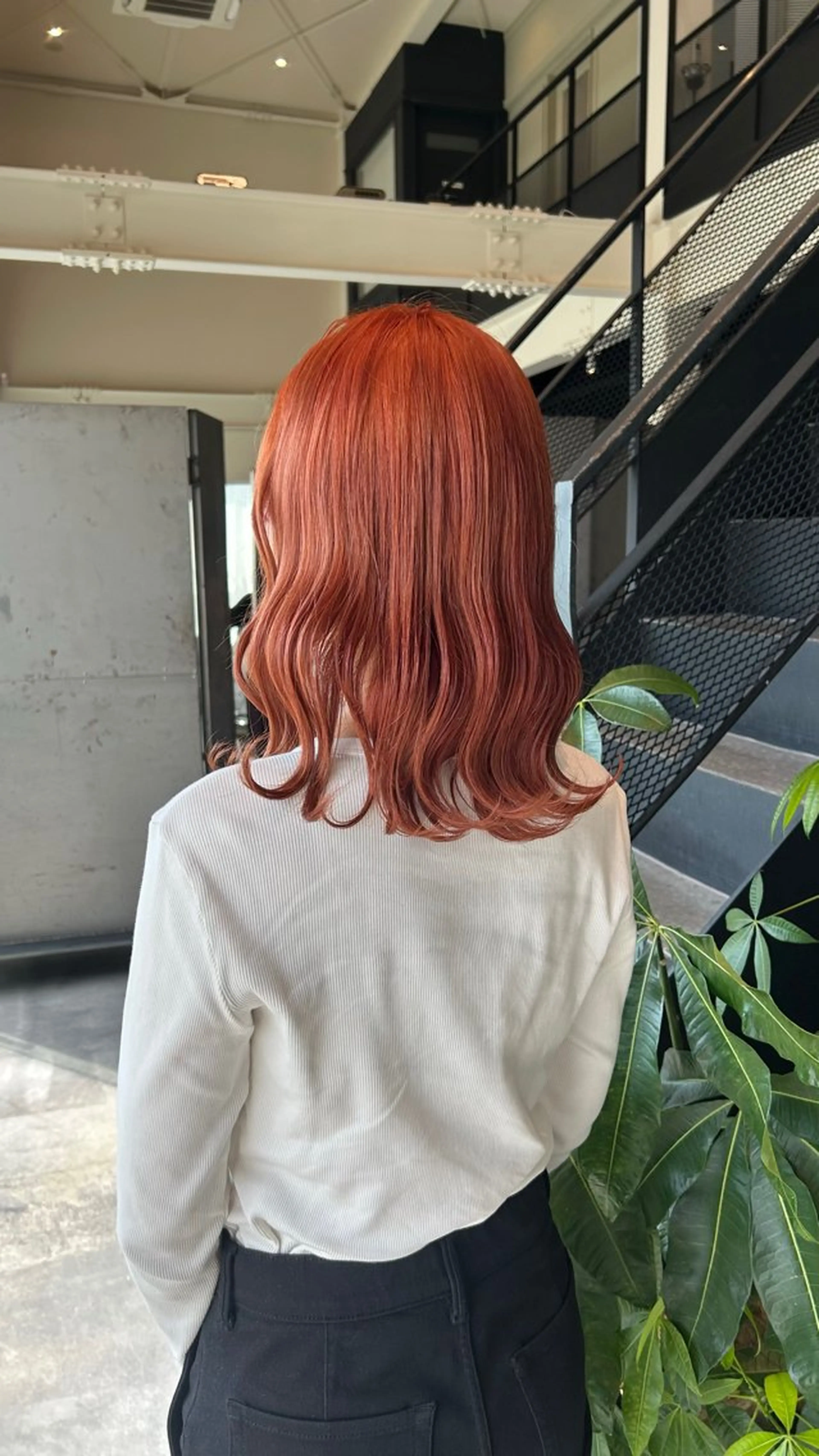 ミディアム ヘアカラー 木曽 柚希のヘアスタイル