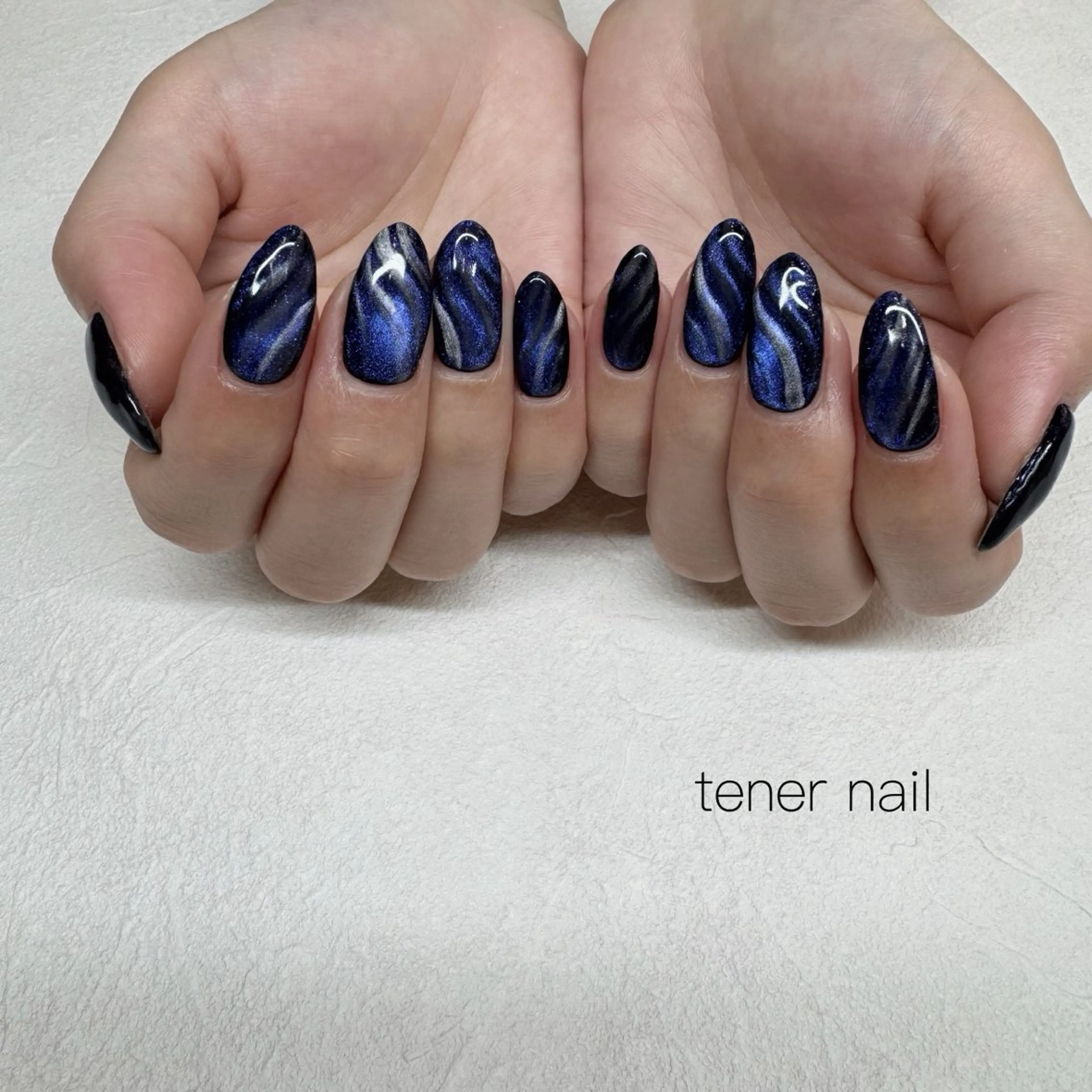 ネイル マグネットネイル ハンドネイル テネルネイル tener nailのネイルデザイン