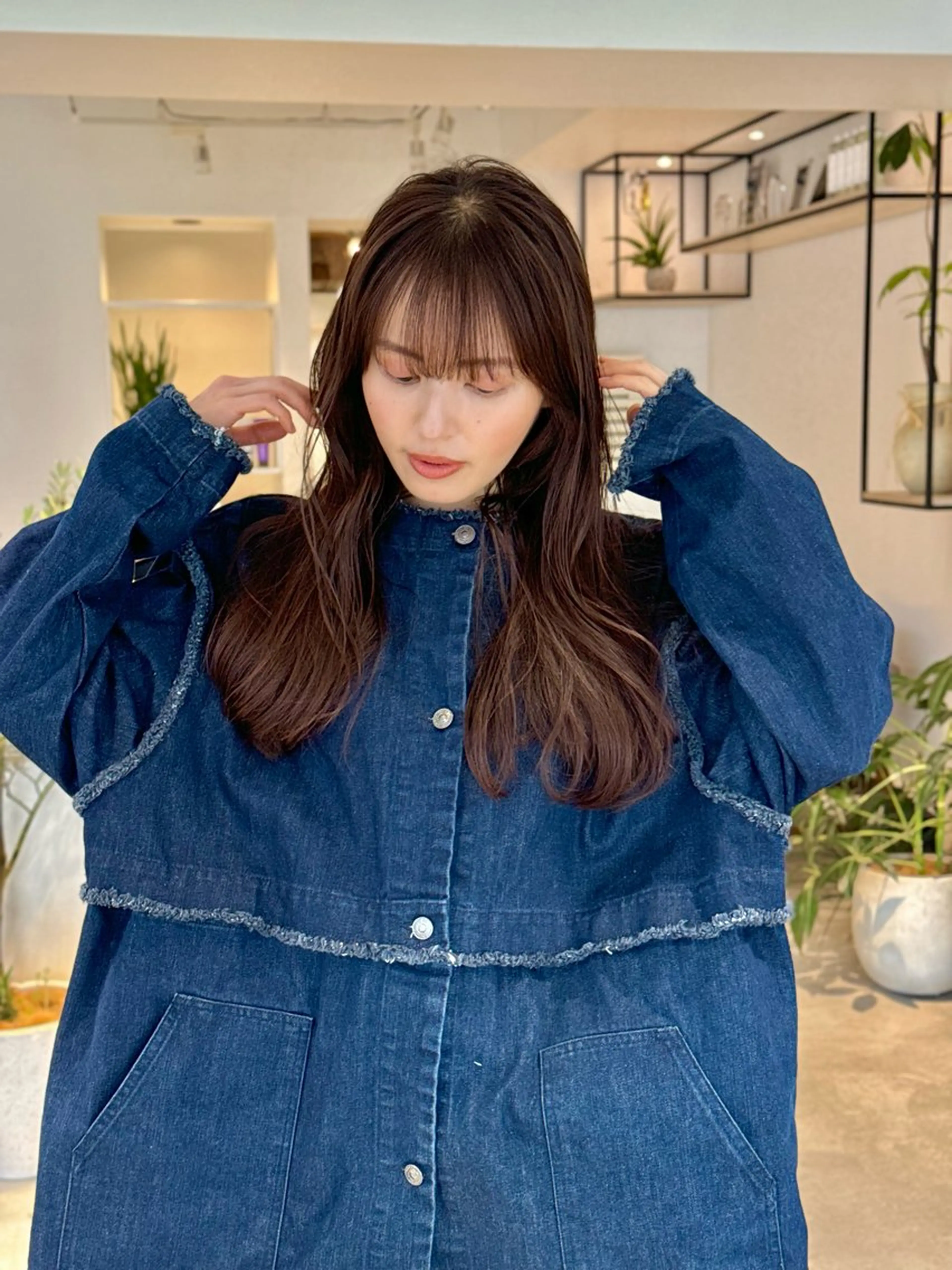 カット+デジタルパーマ※カラー、ブリーチや縮毛矯正等ダメージがある方はかけられない可能性もありますので事前にご相談下さいの写真