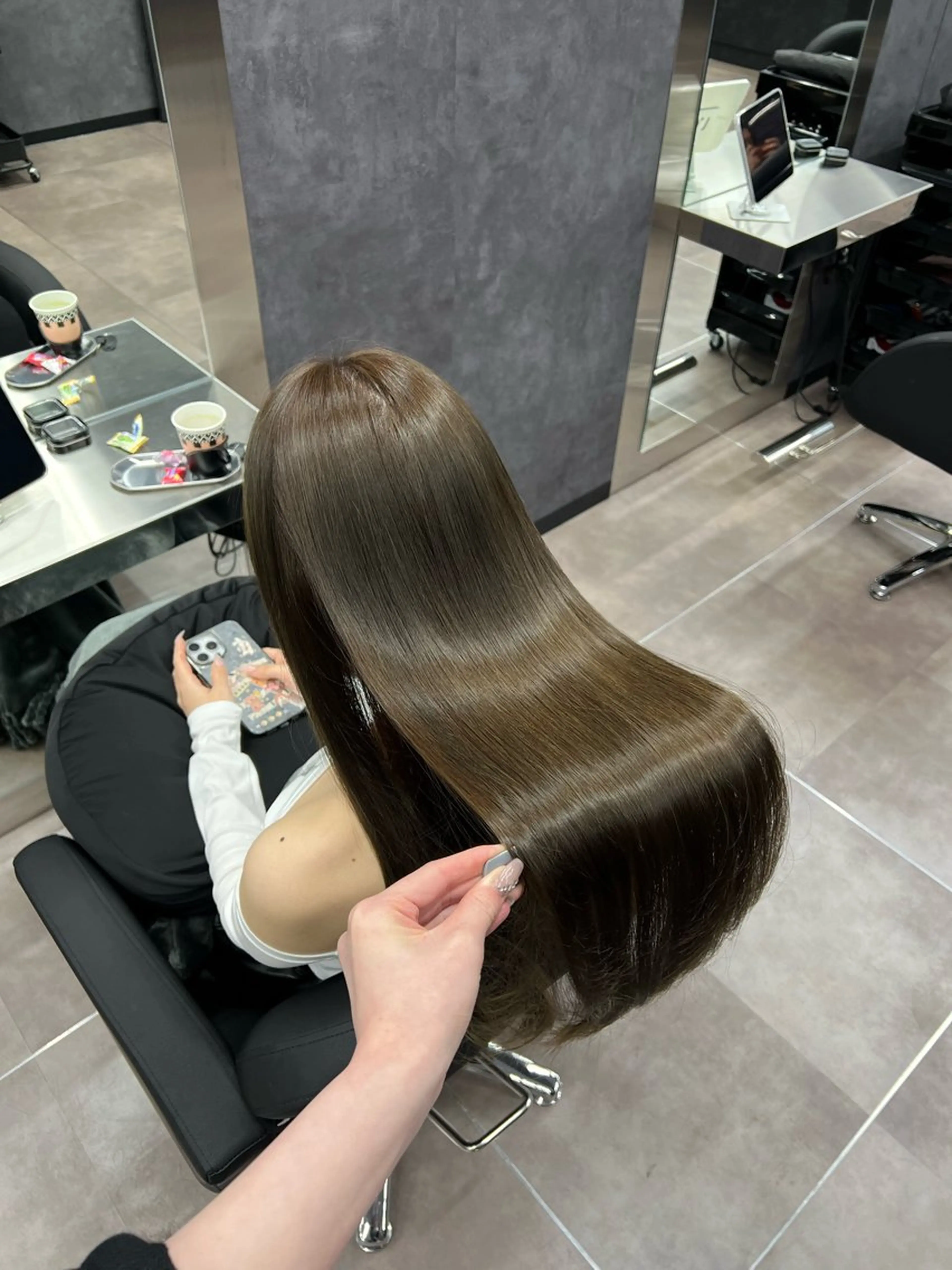 ロング カット ヘアカラー トリートメント 🩶髪質改善/新宿 /saaya🩶のヘアスタイル