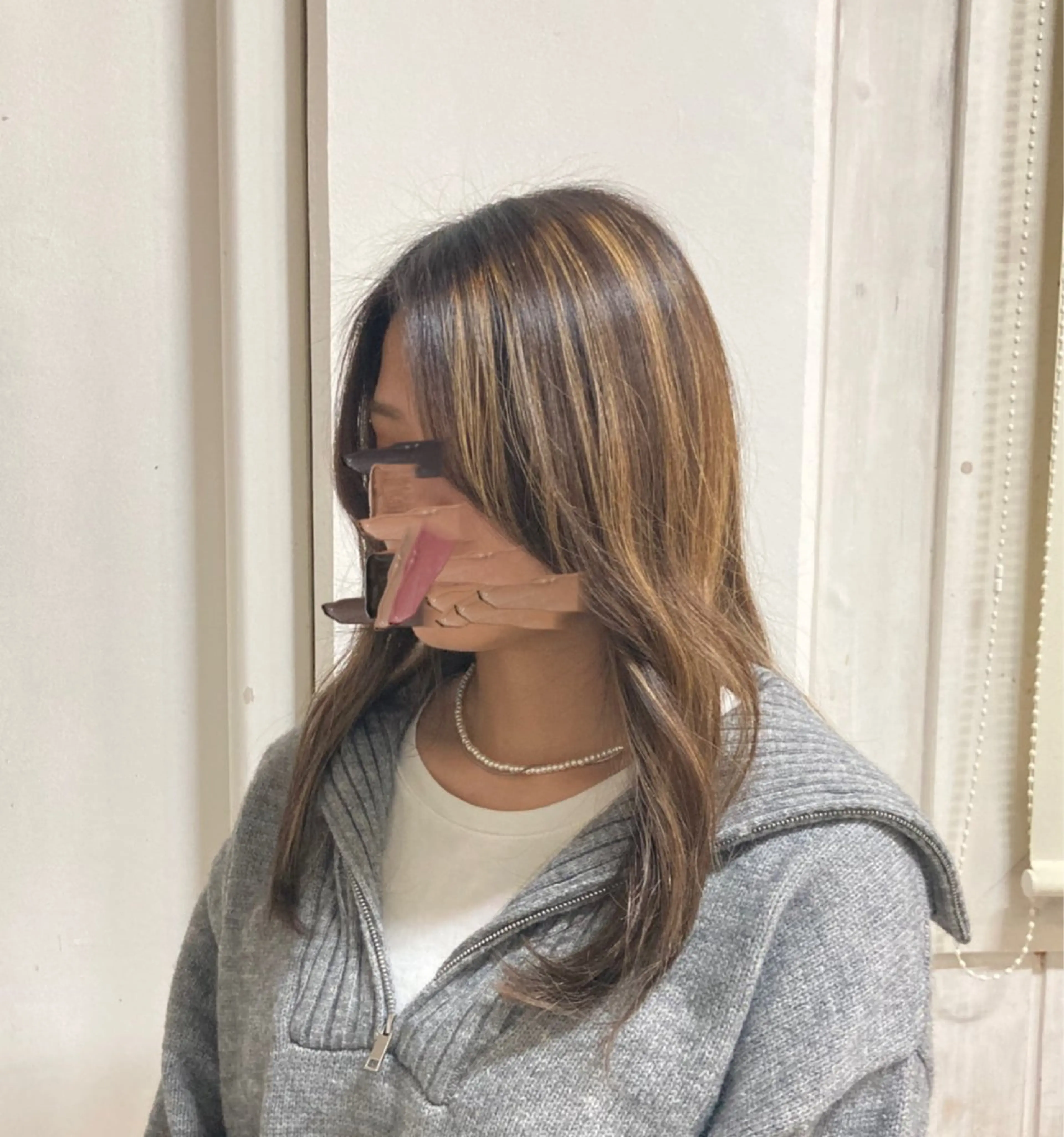 ロング GRANDEUR/似 合わせ/ケラスターゼのヘアスタイル