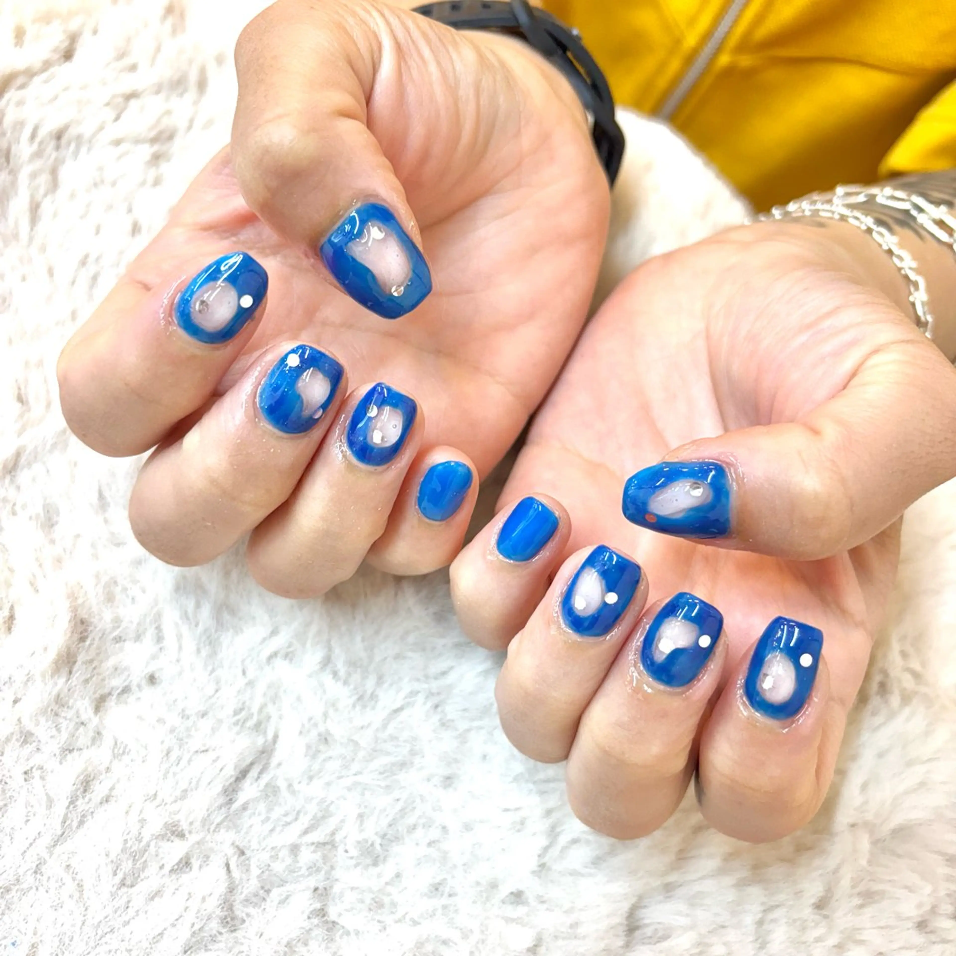 ネイル ジェルネイル 夏ネイル ハンドネイル Chipie_ ayanoのネイルデザイン