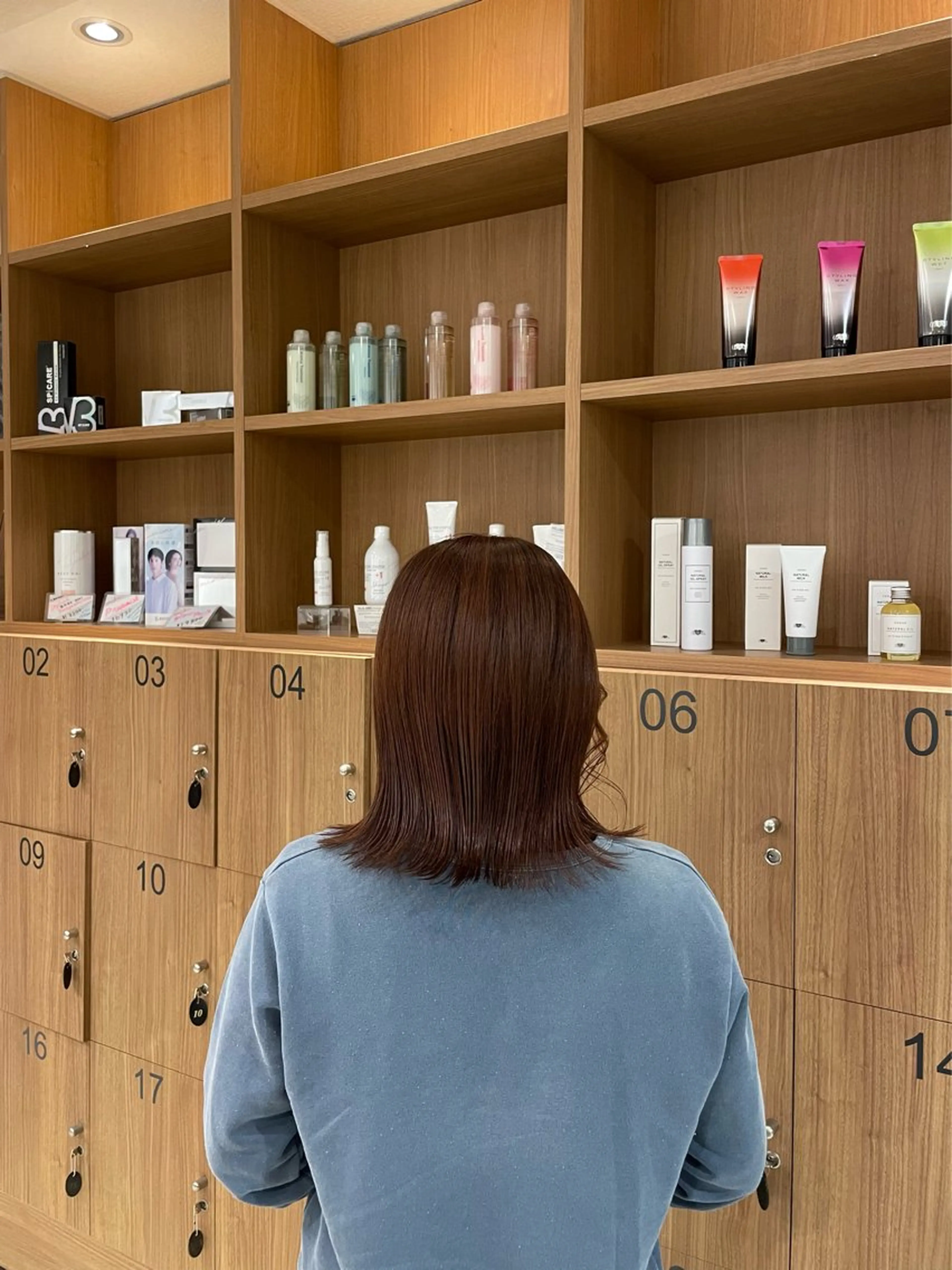 ミディアム カラー ブリーチ ブリーチなしカラー Mayu まゆのヘアスタイル