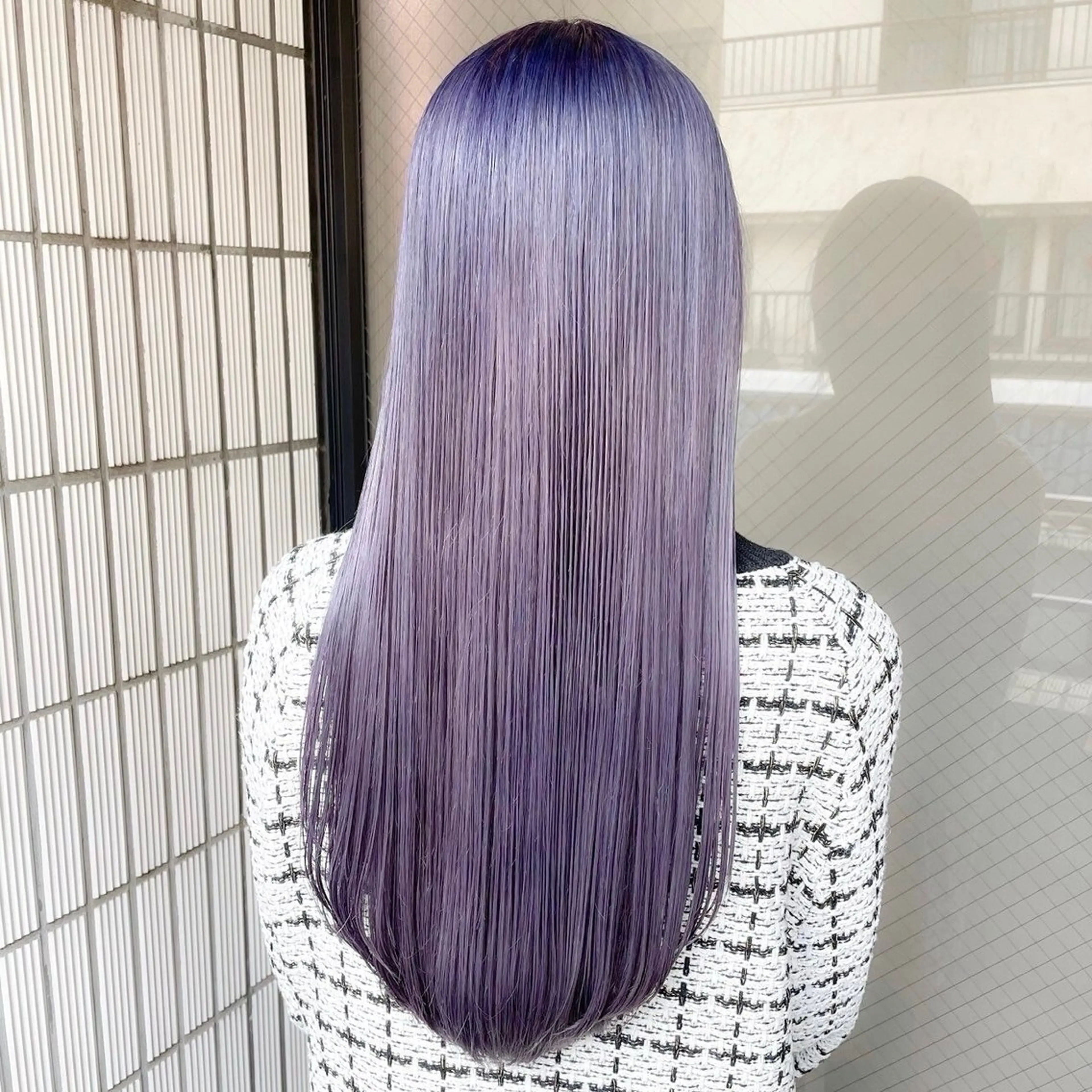 【💜寒色ハイトーンにしたい方💜】ブリーチのトリプルカラーの写真