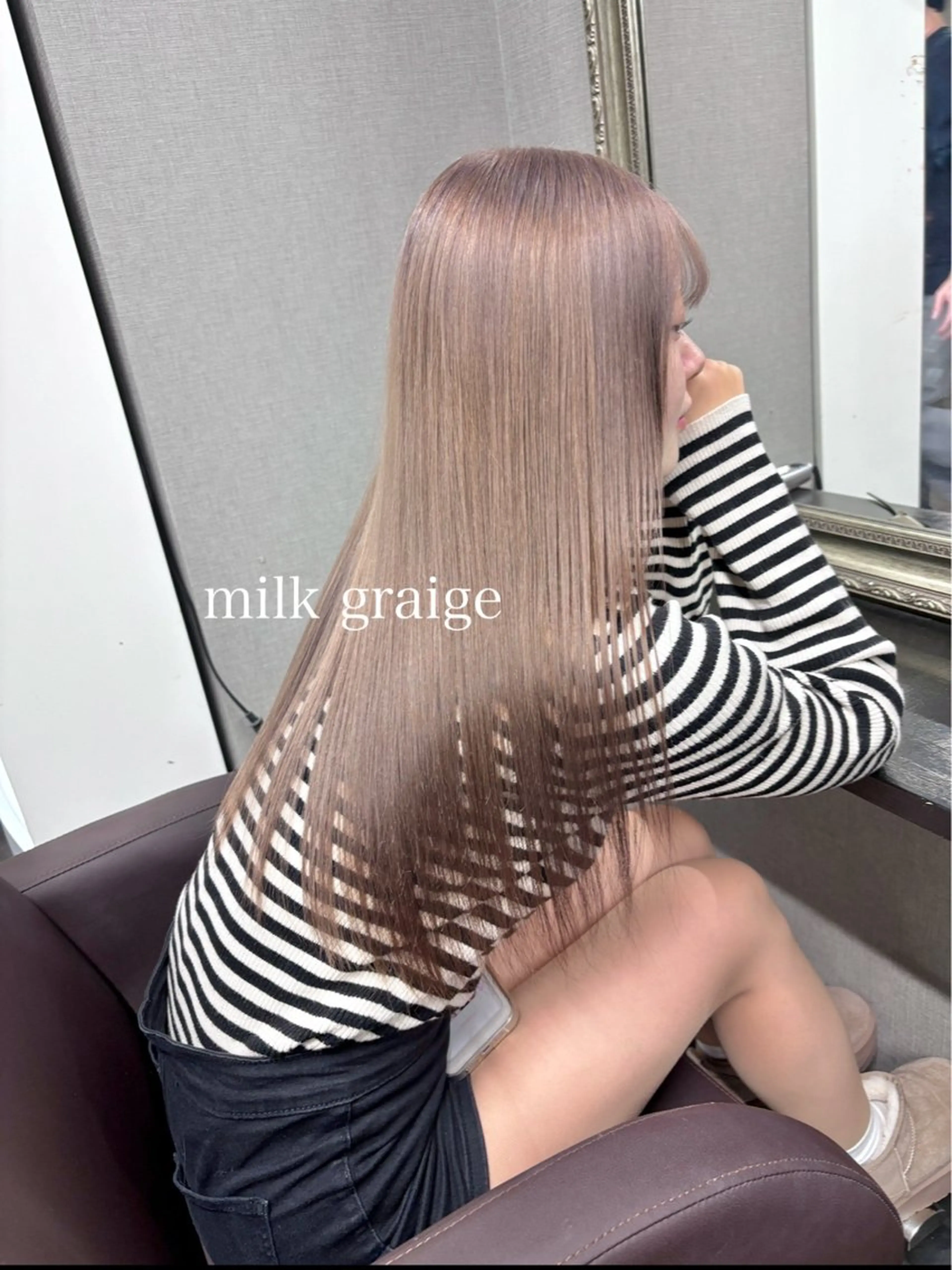 ロング カラー Selenehair 三条本店のヘアスタイル