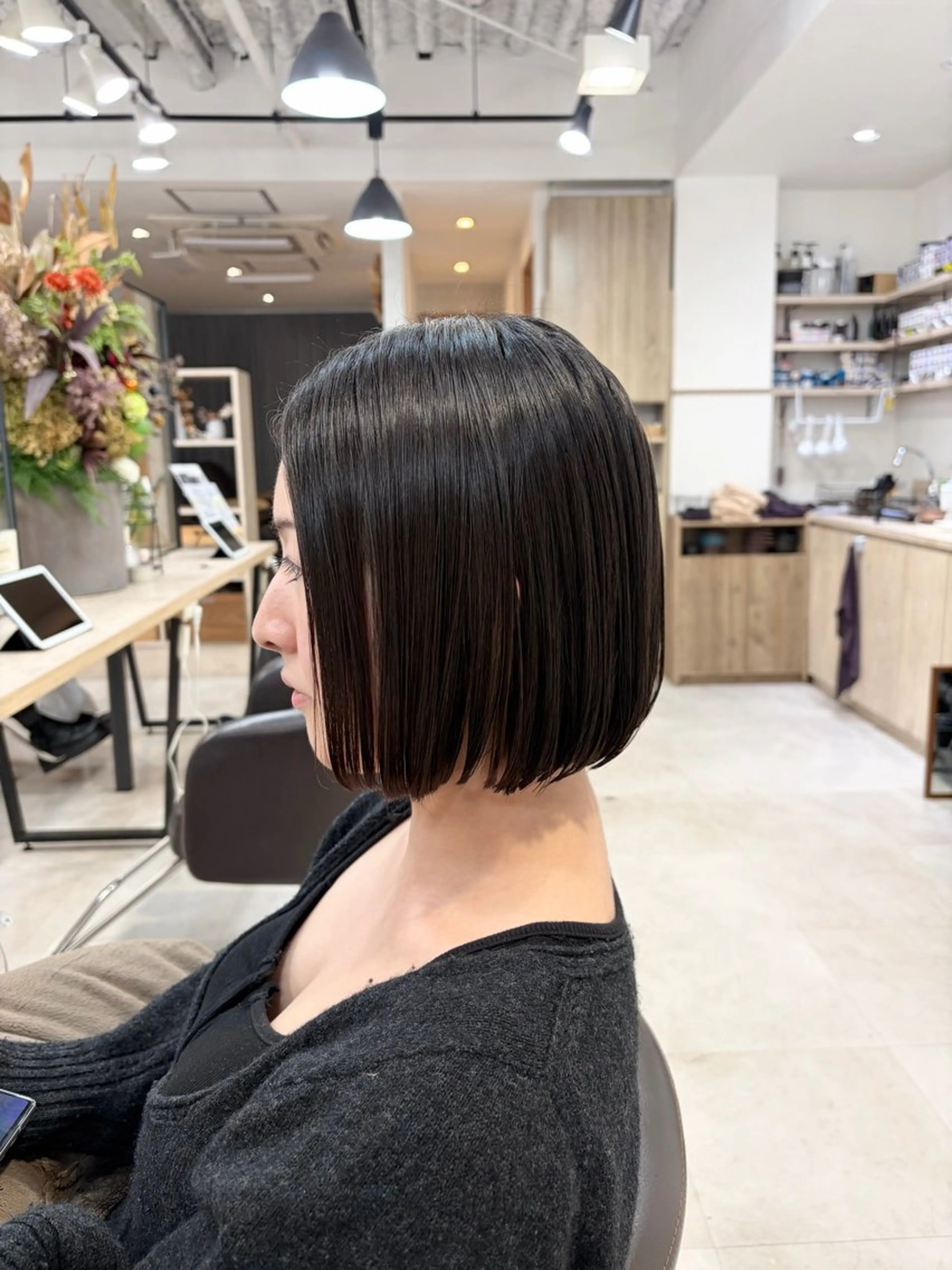 ショート カット 縮毛矯正 トリートメント 地毛風縮毛矯正/ボブ /ショート❣️平山のヘアスタイル