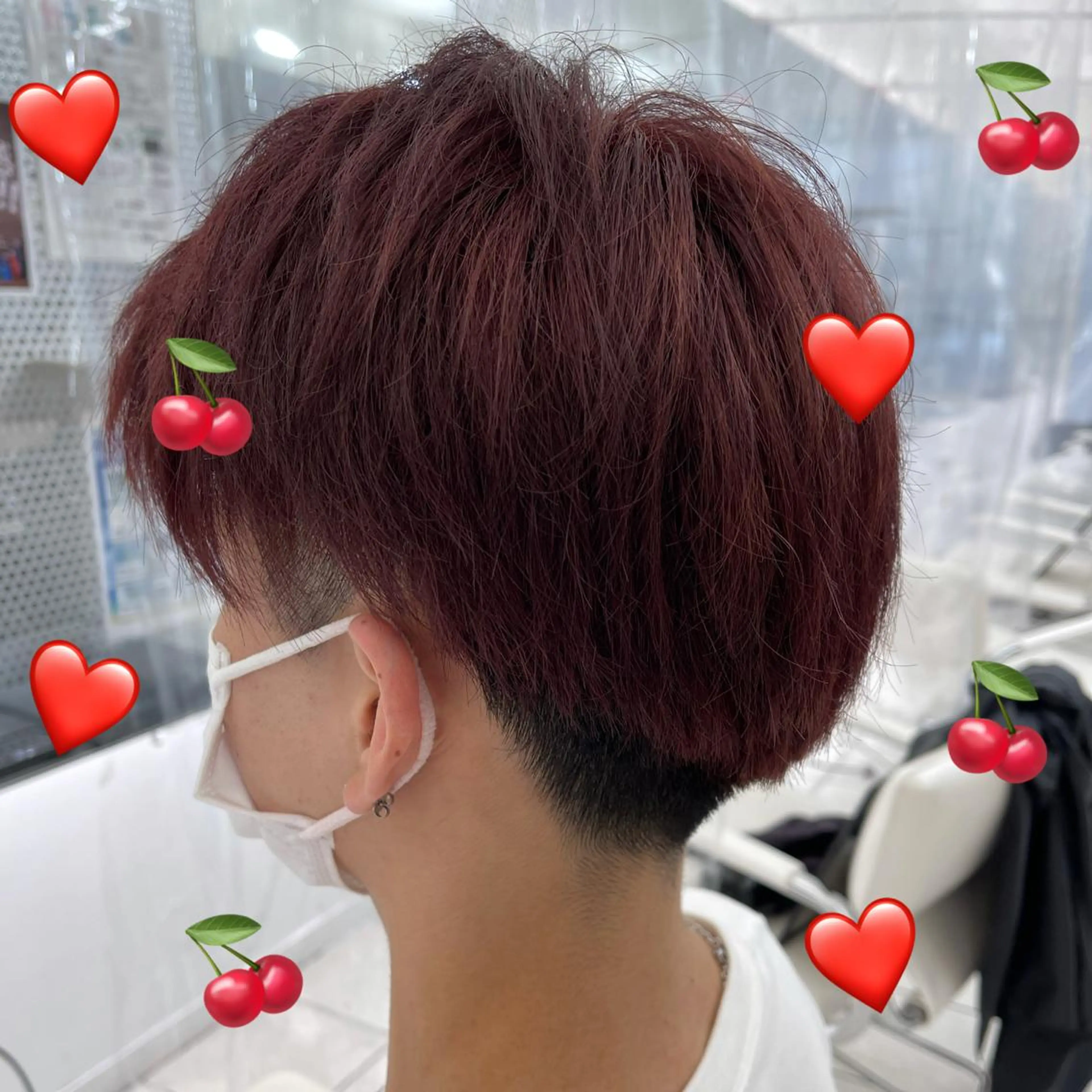 ショート カラー メンズ 【髪質改善特化】 艶髪/透明感カラーのヘアスタイル