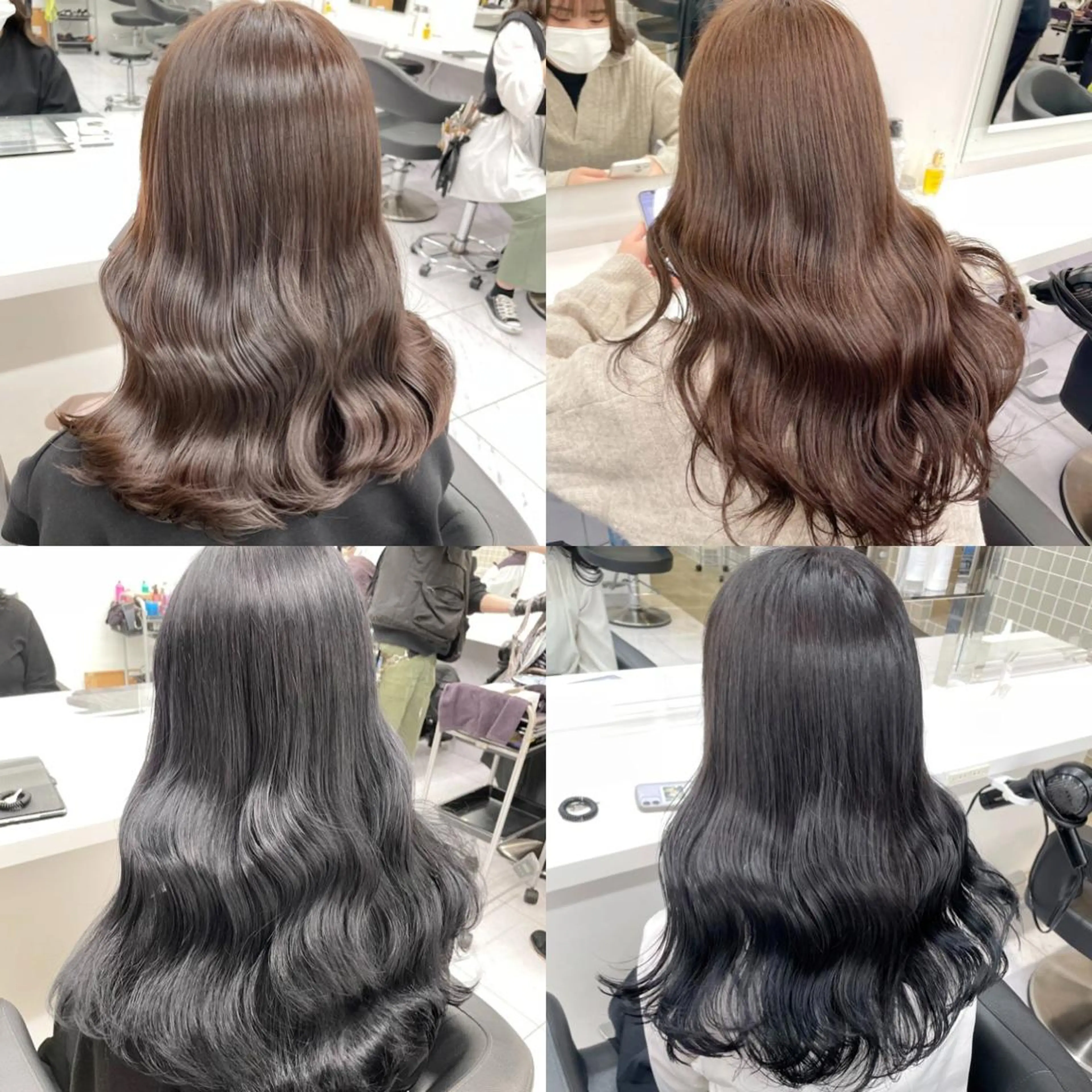 セミロング カラー *モデル募集🤍横浜 透明感カラー🫧のヘアスタイル