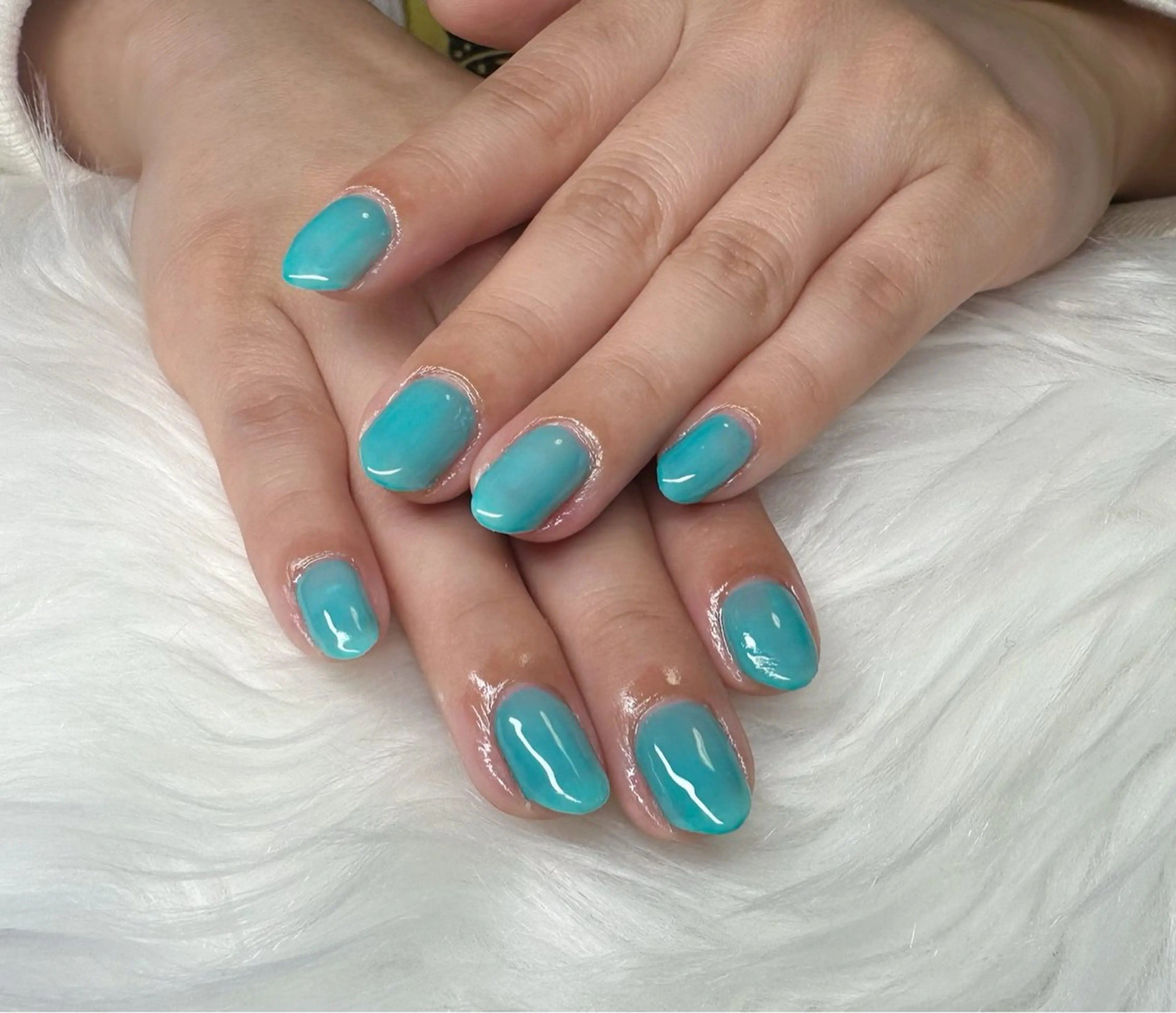 ネイル ワンカラーネイル ハンドネイル touma Rinaのネイルデザイン