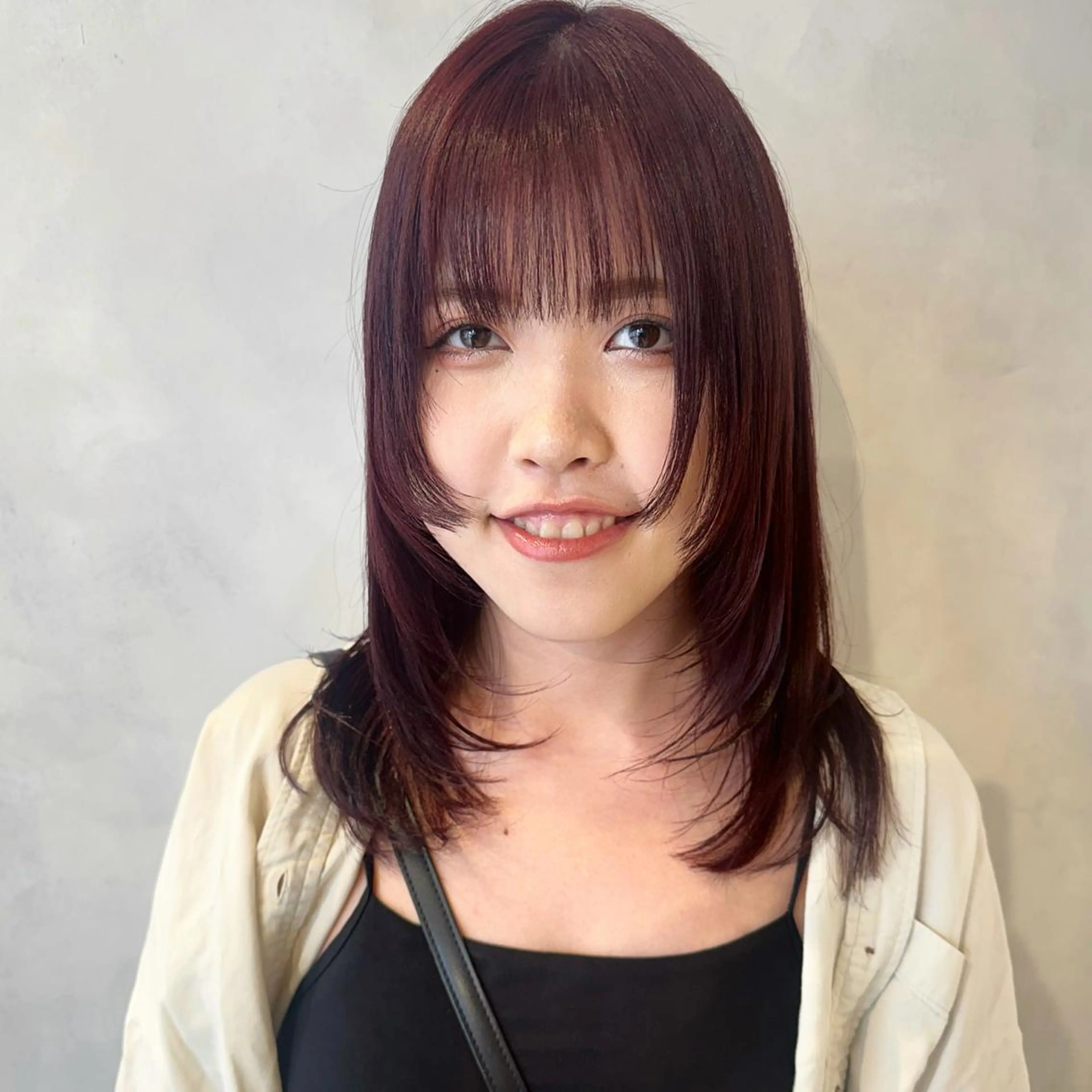 セミロング カラー ヘアカラー トリートメント デザインカラー/パー マ🦖外岡咲希🦖のヘアスタイル