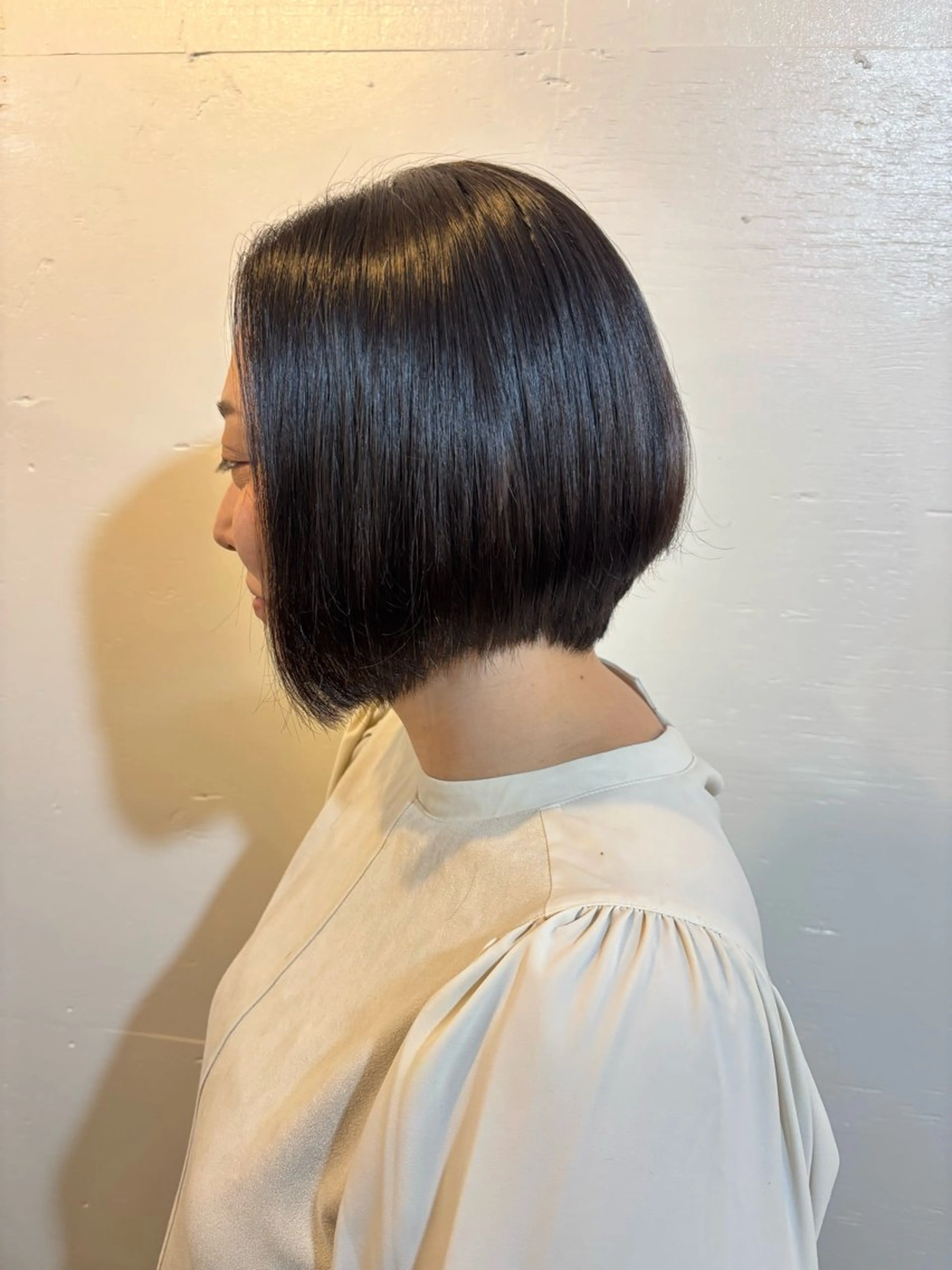 ショート カット 縮毛矯正 トリートメント 長瀬祐貴 Re N/青物横丁のヘアスタイル