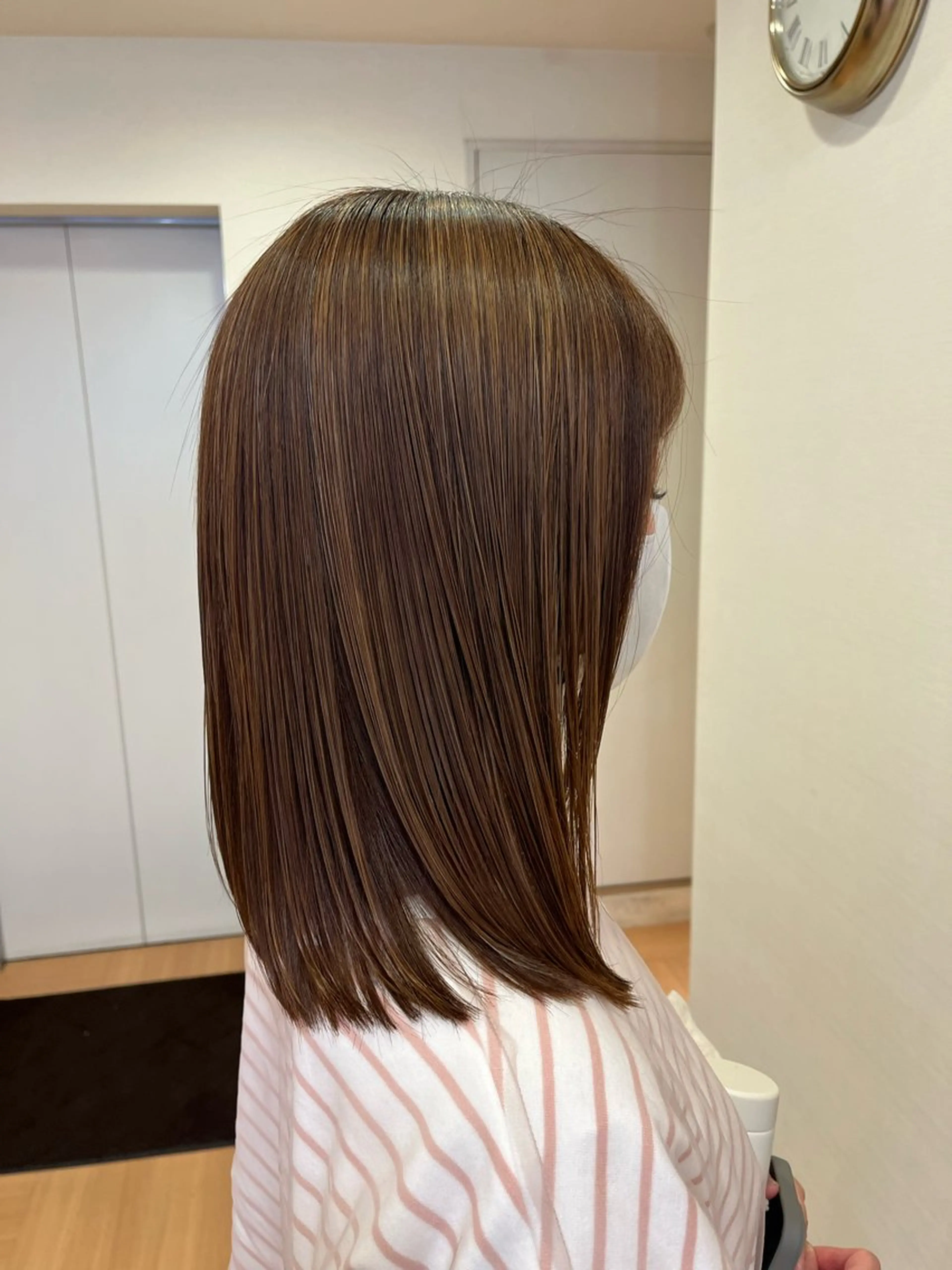 ミディアム Ha naのヘアスタイル