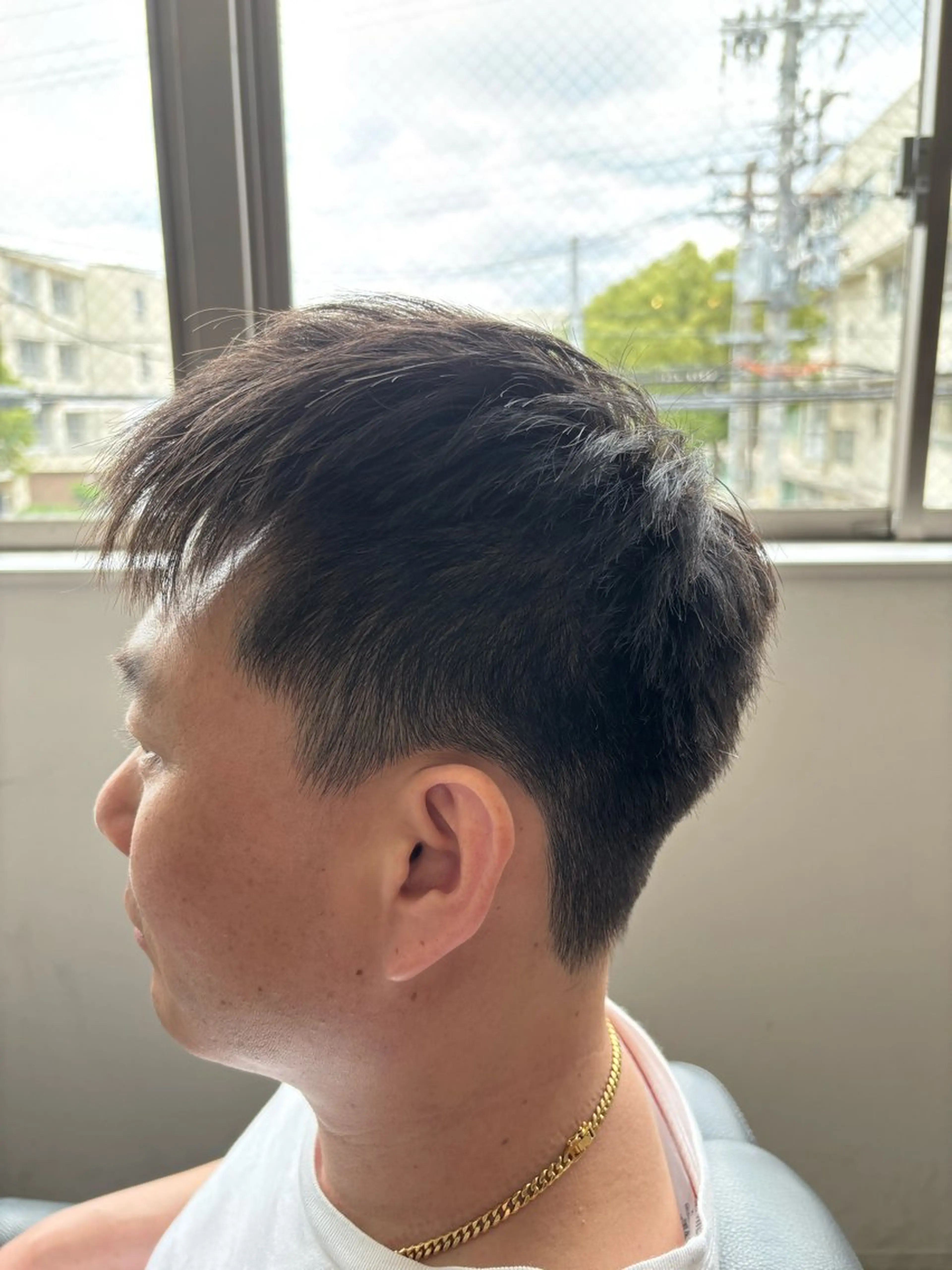 ショート 坂下健 メンズサロンのヘアスタイル