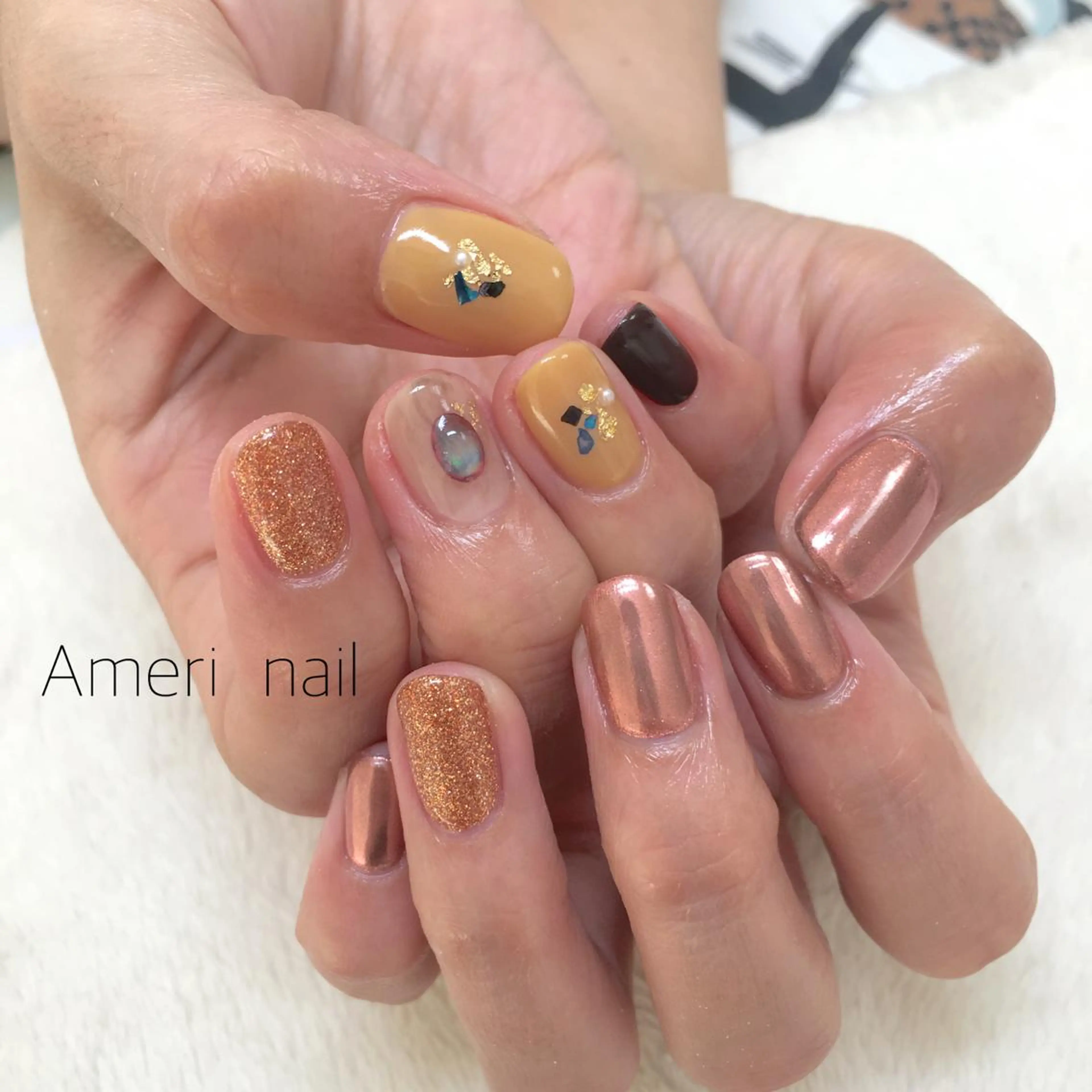 ネイル ハンドネイル Ameri nail /UKIのネイルデザイン