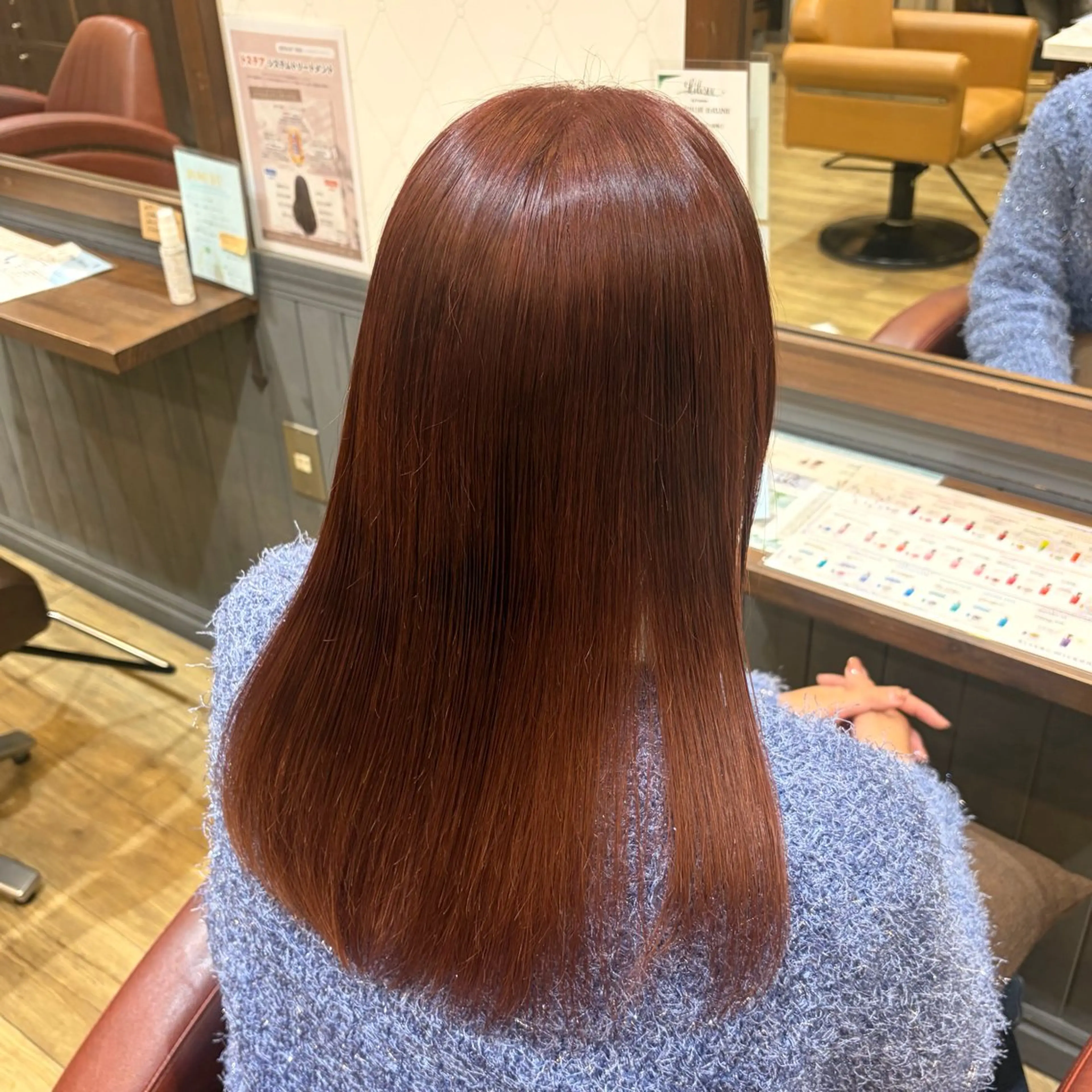 ロング カラー ブリーチ ブラウンカラー ダブルカラー ピンクカラー ピンクブラウン ✨🎀さいとう みれい🎀✨のヘアスタイル