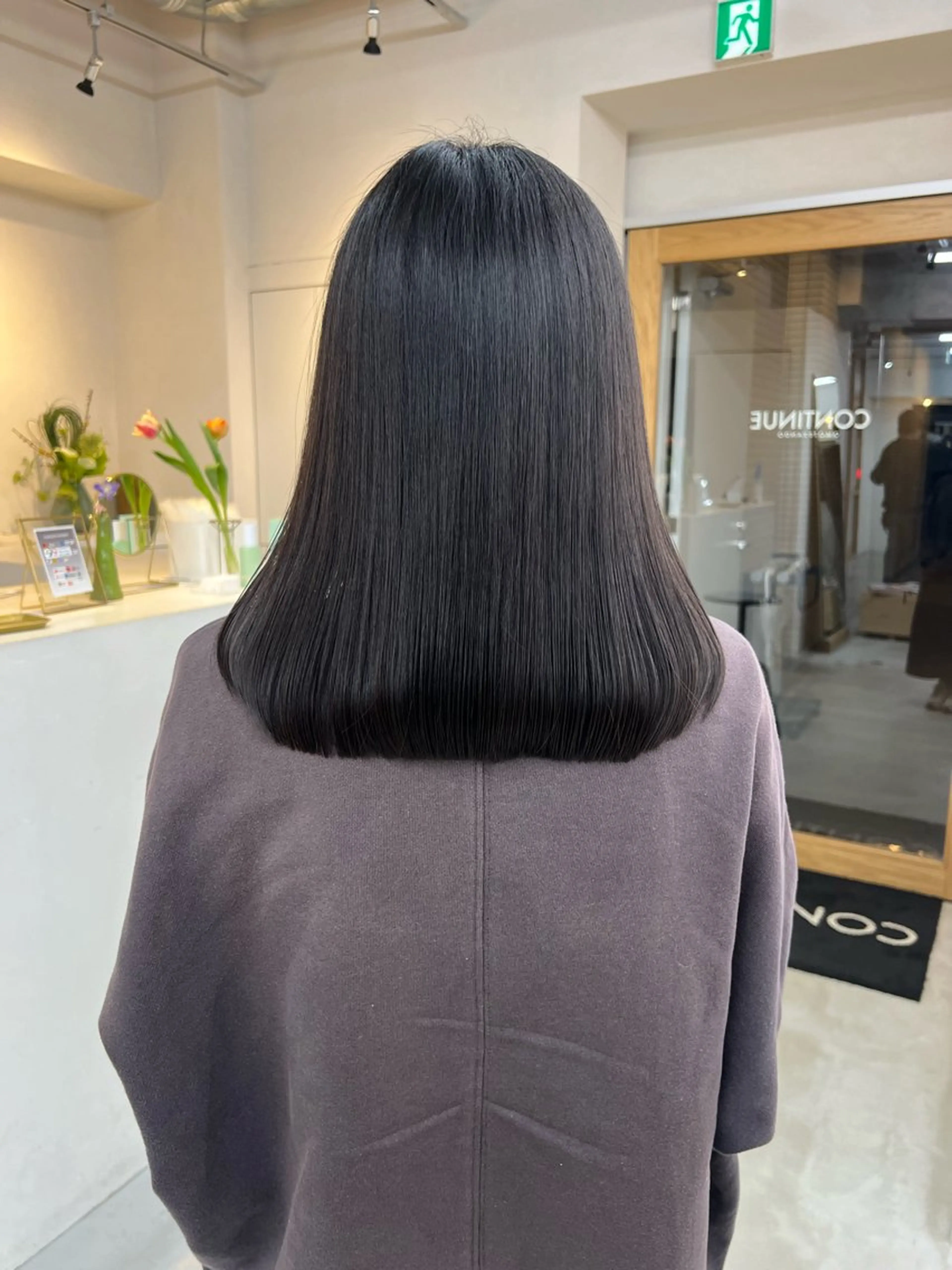 セミロング カット トリートメント 表参道/kozue/ 艶髪/髪質改善のヘアスタイル