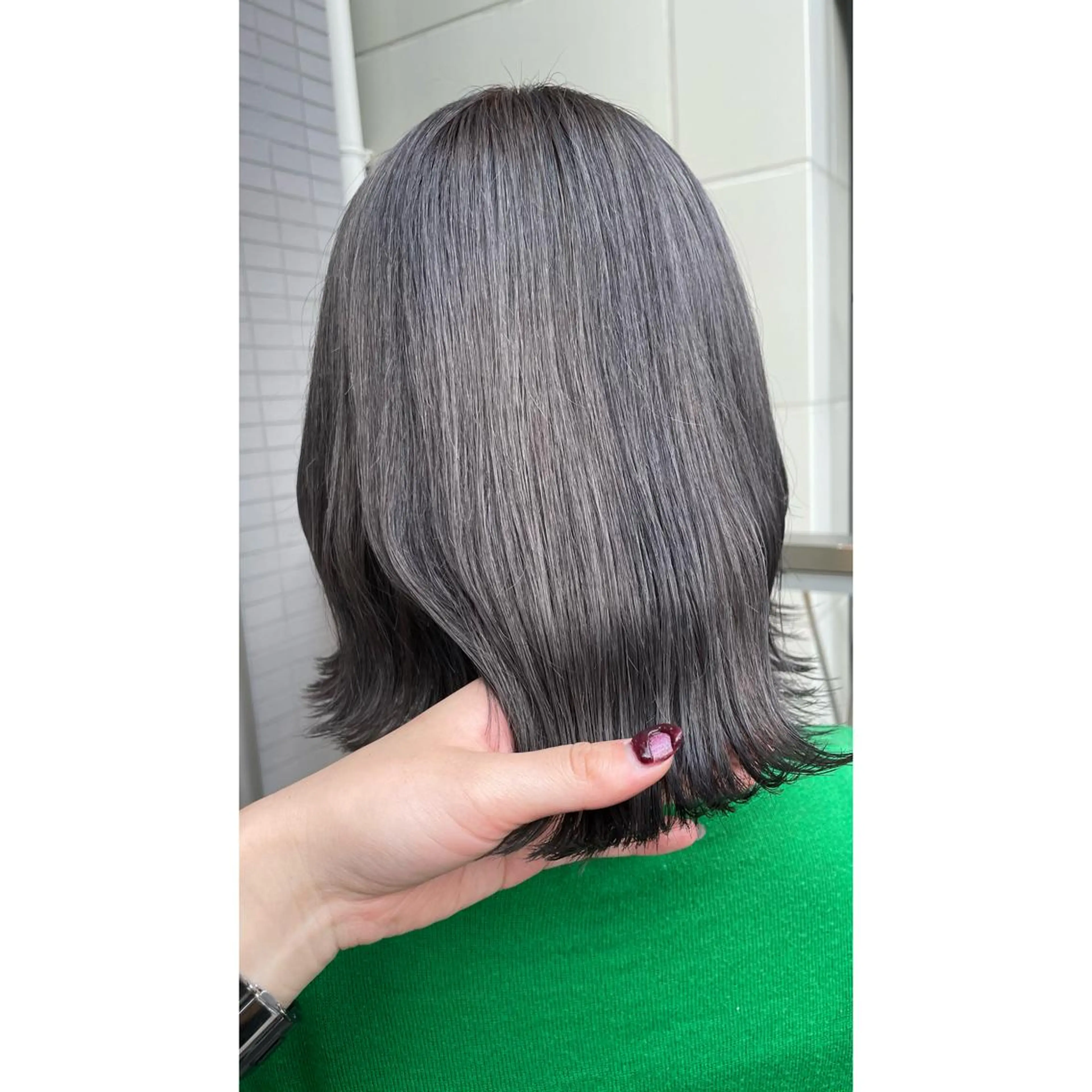 ミディアム カラー ヘアカラー トリートメント 梅田/髪質改善カラー ❄︎ mikiのヘアスタイル