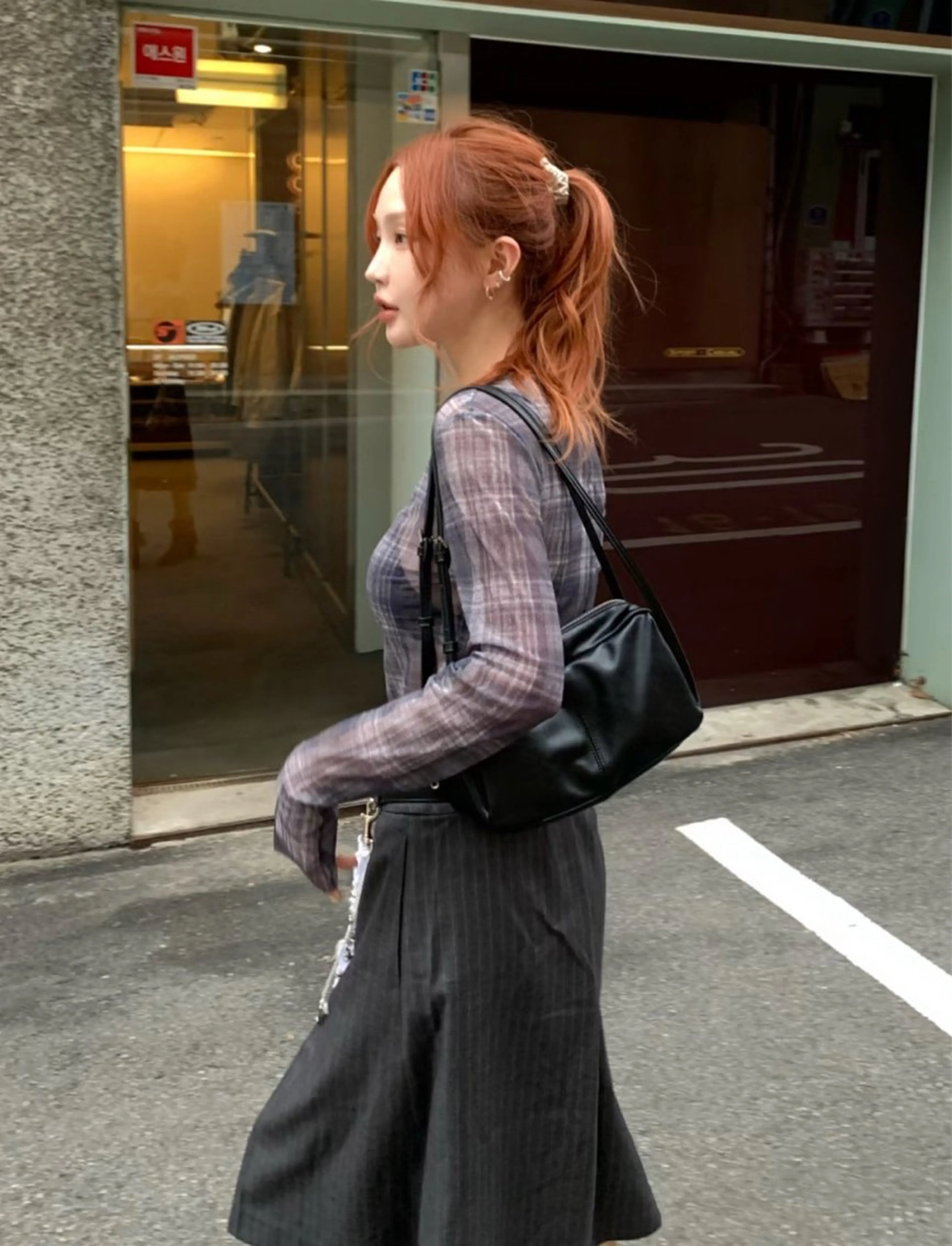 ロング カラー カット ヘアカラー トリートメント レイヤー/柔色 カラー/SAkiのヘアスタイル