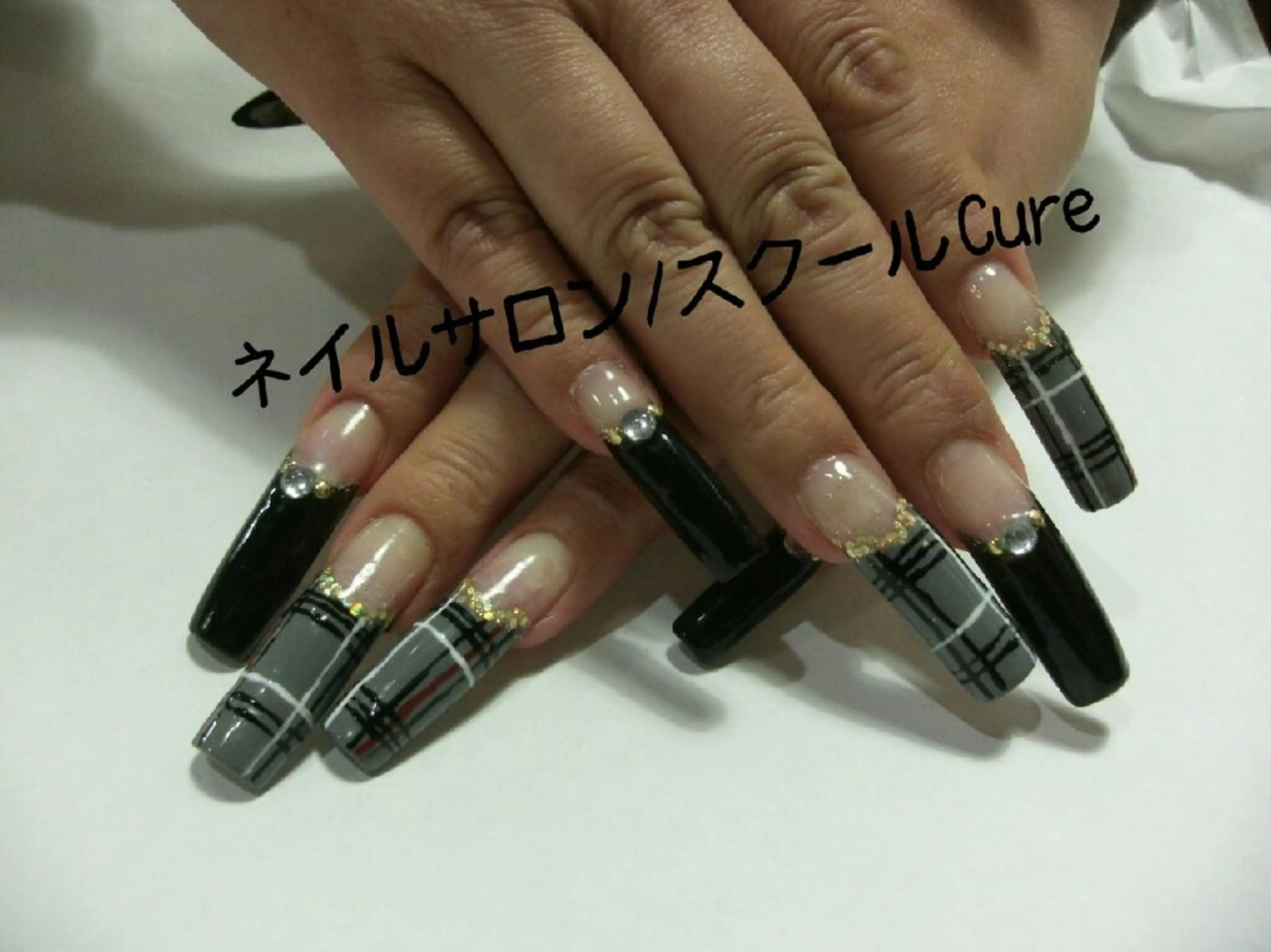 ロング ネイル ロング ロングネイル ネイルサロン Cureのネイルデザイン