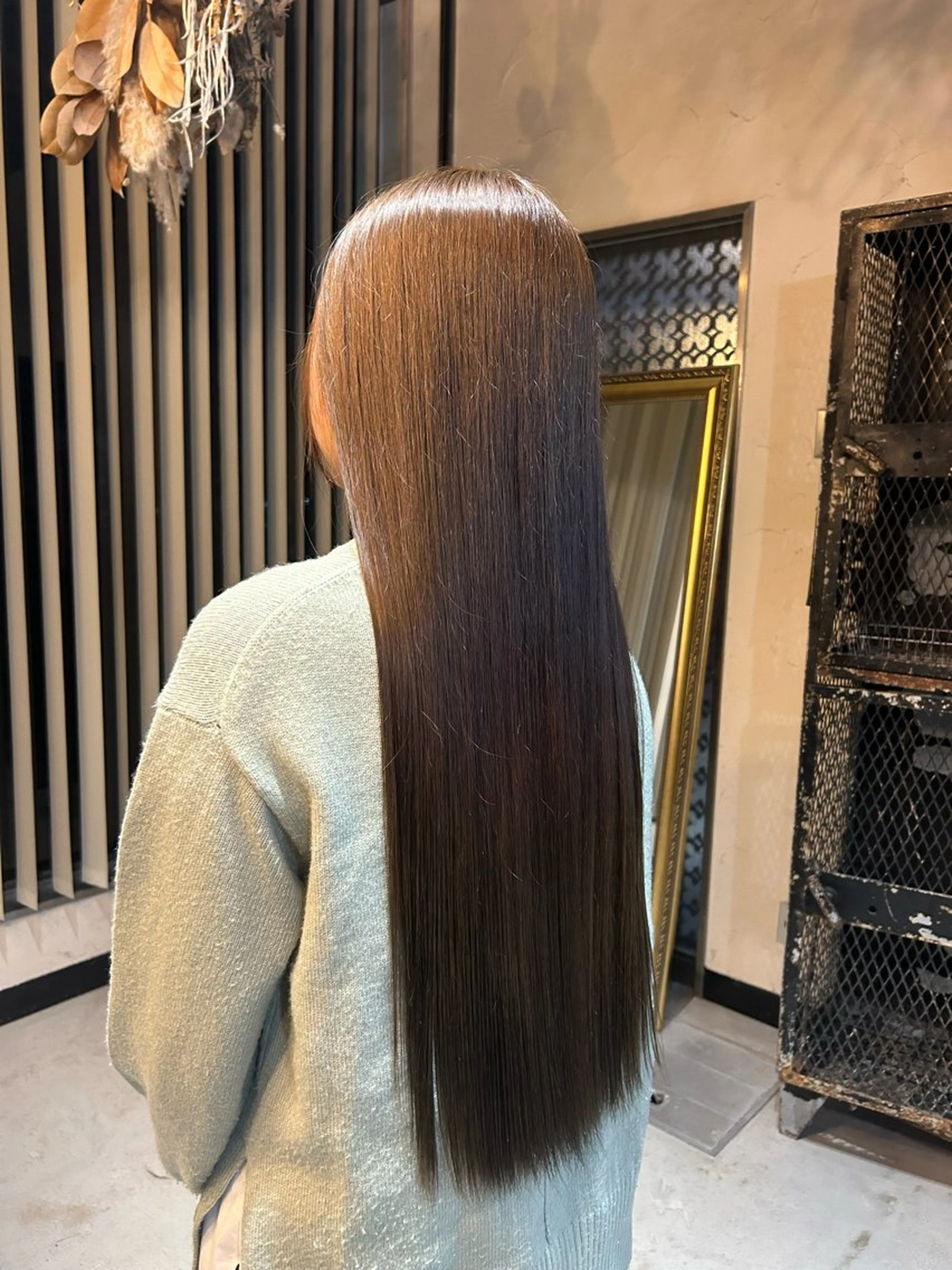 ロング カラー 透明感カラー ヘアカラー 植吉 琉月のヘアスタイル
