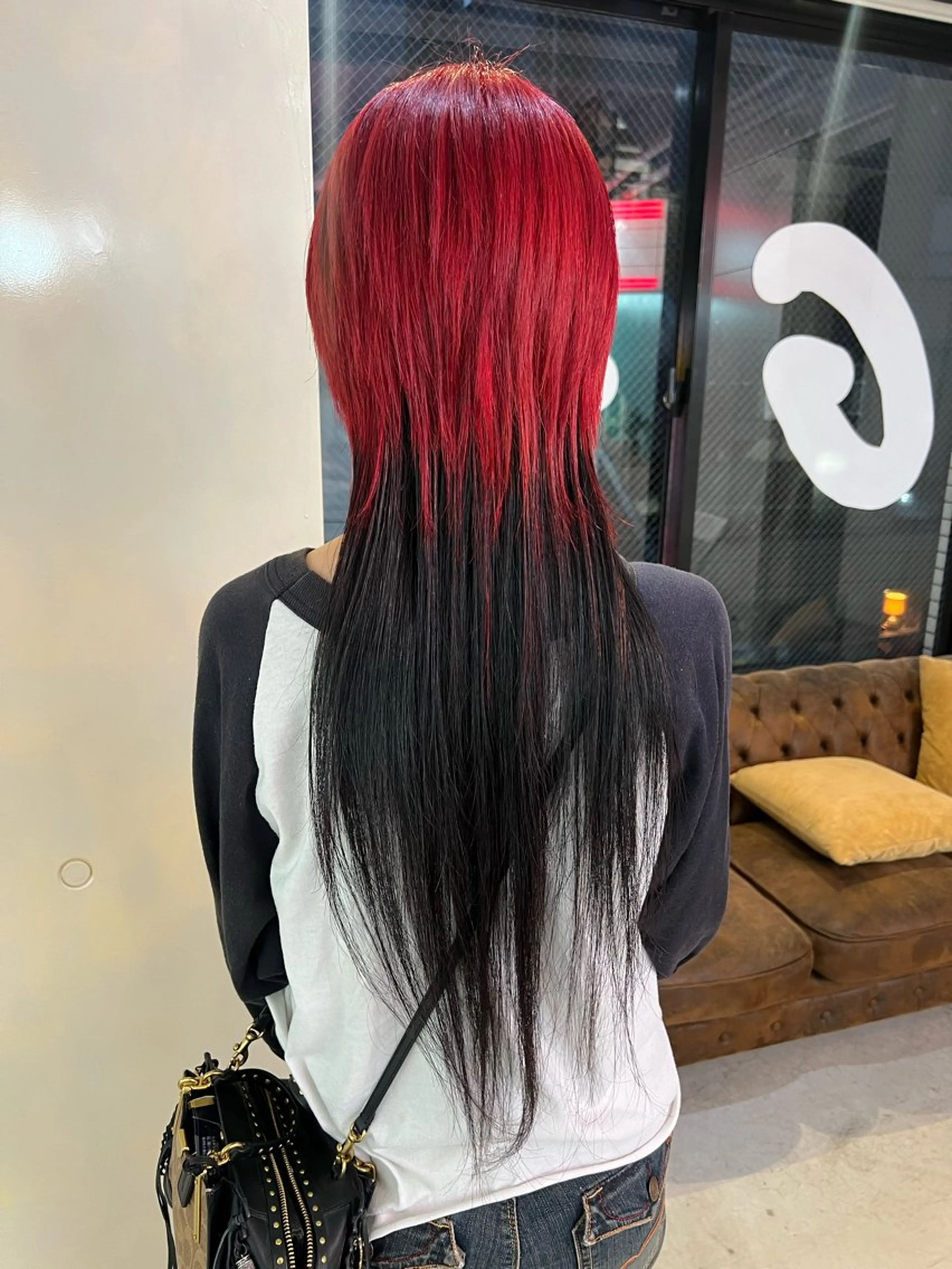 ロング 💥ウルフカット デザインあんな💥のヘアスタイル