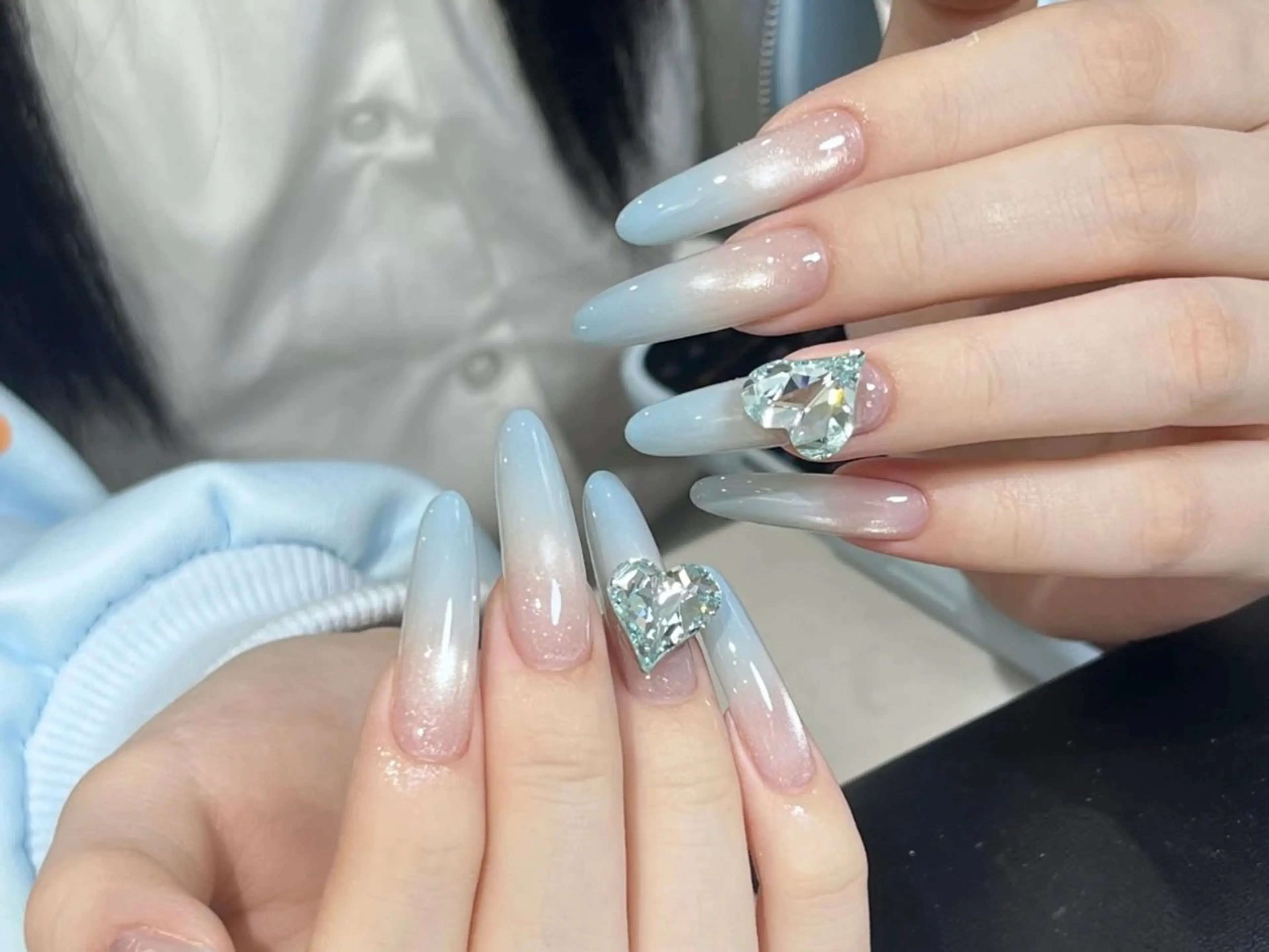 ネイル フットネイル ジェルネイル マグネットネイル 持ち込み オフィスネイル ハンドネイル Venus nail チップ長さだし専門店のネイルデザイン