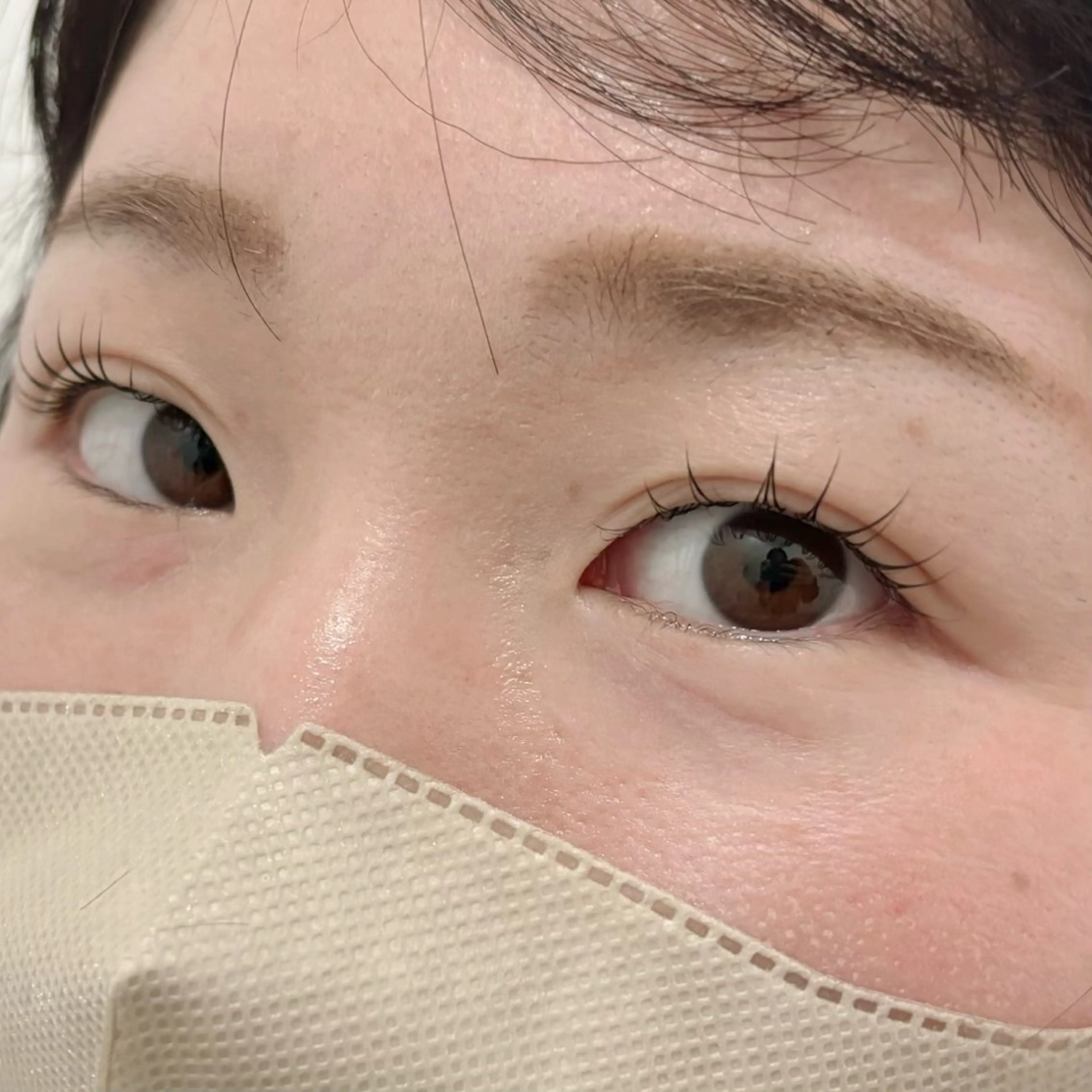 マツエク・マツパ 束感まつ毛 pupe ハルナ 🪐博多マツエクの眉毛・アイブロウイメージ