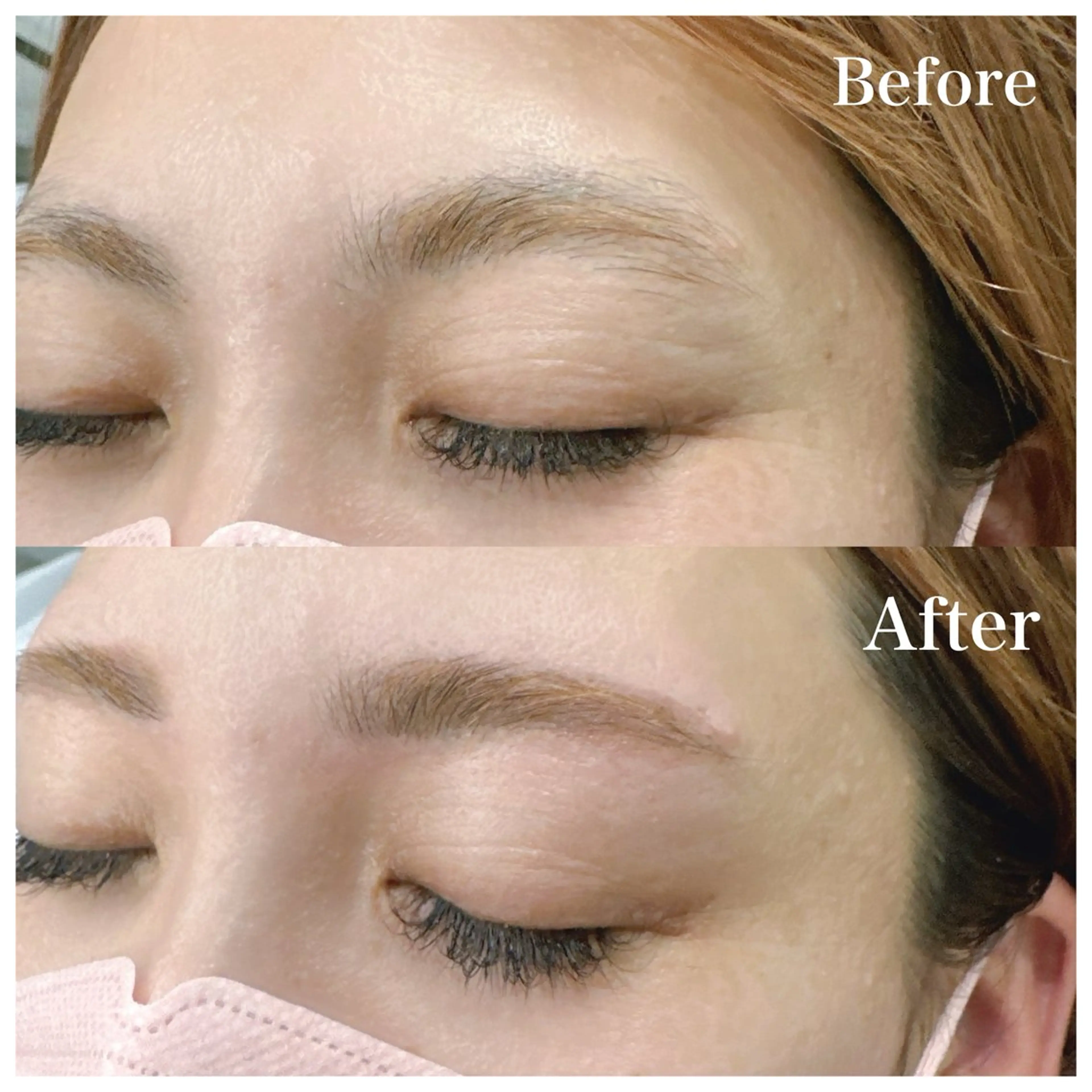 ラッシュリフト＆眉Wax脱毛（似合わせデザイン）の写真