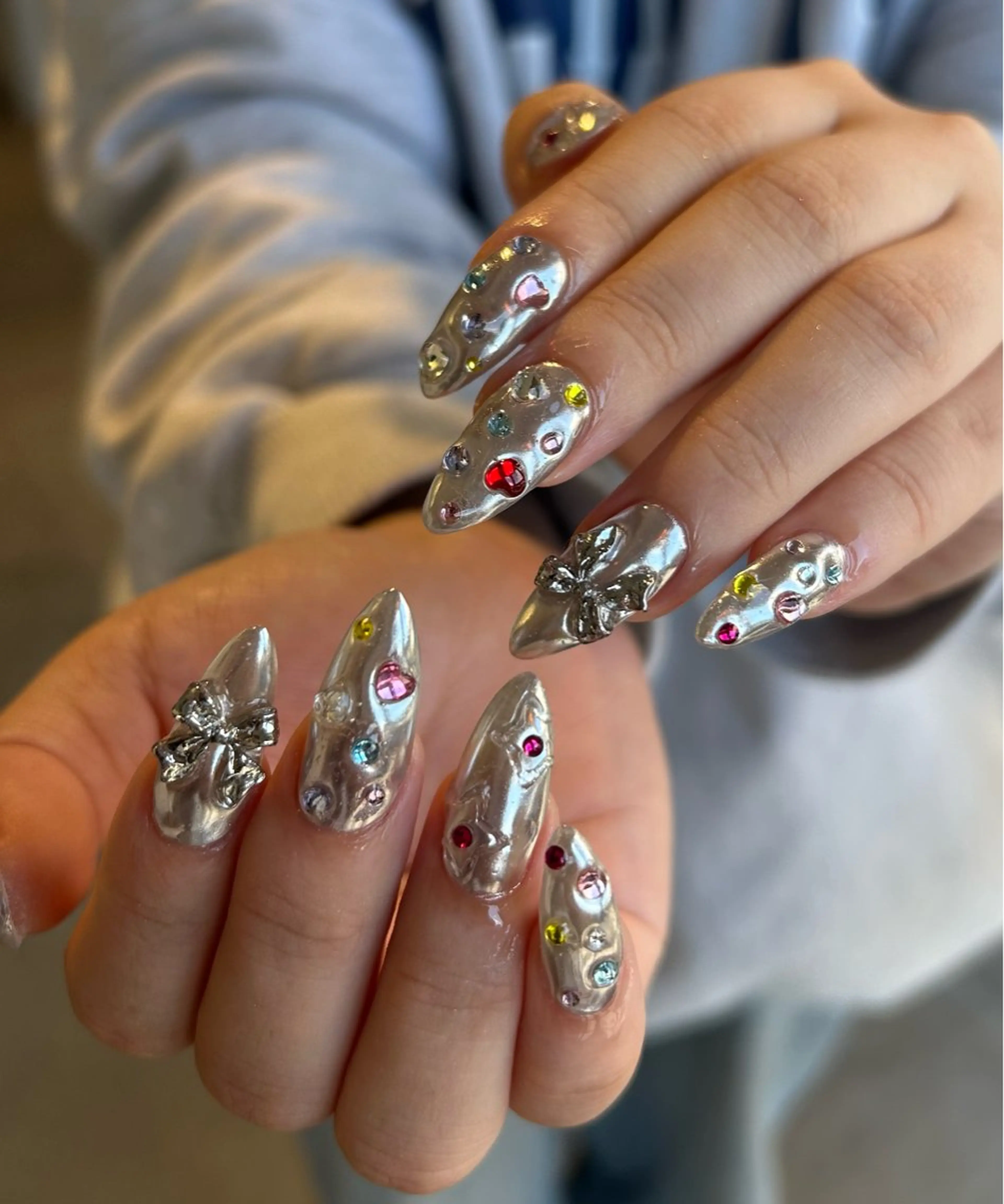 ネイル SEINA_ NAIL🐈‍⬛💗のネイルデザイン