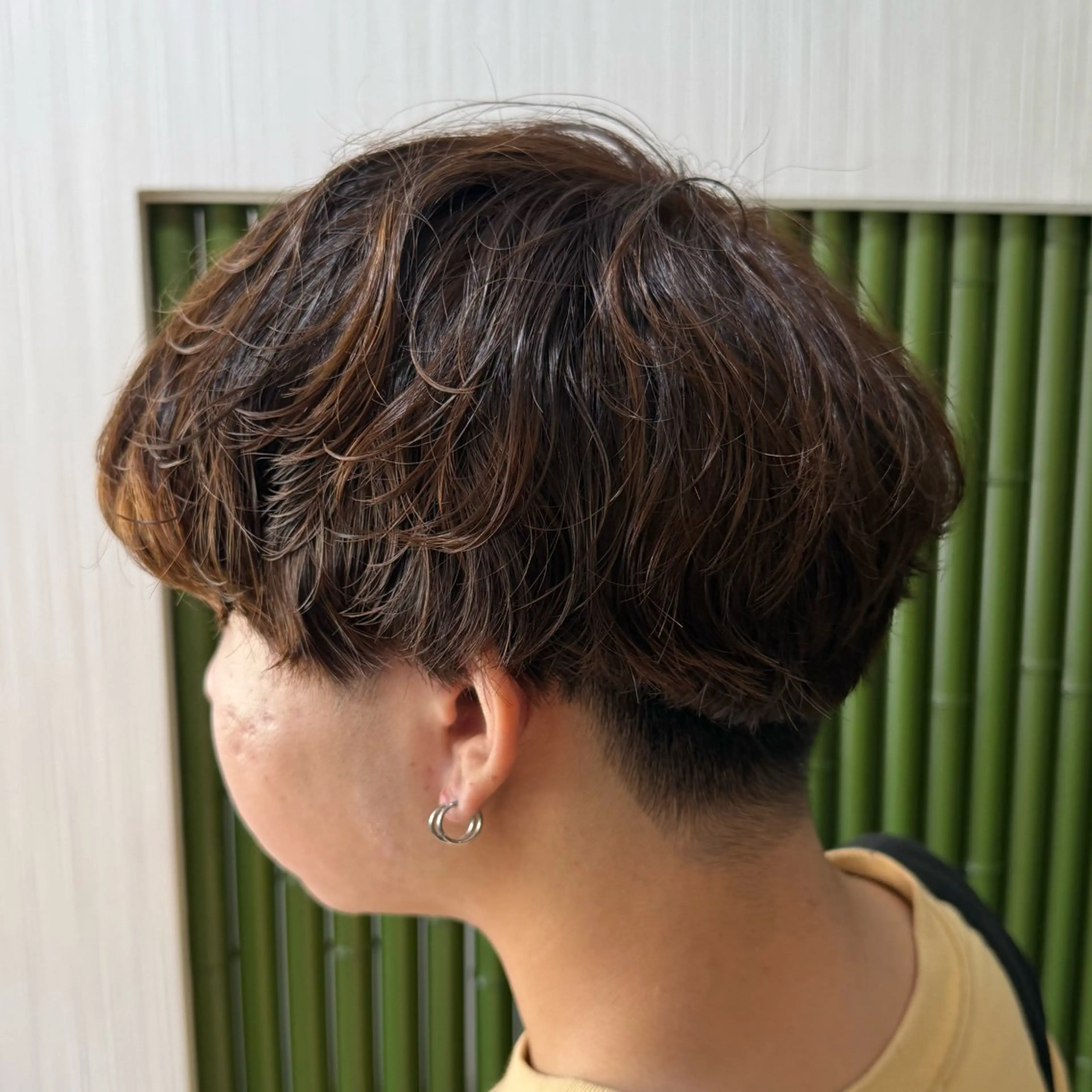 ショート パーマ メンズ kaguyahime所属・矢内 結菜のヘアスタイル