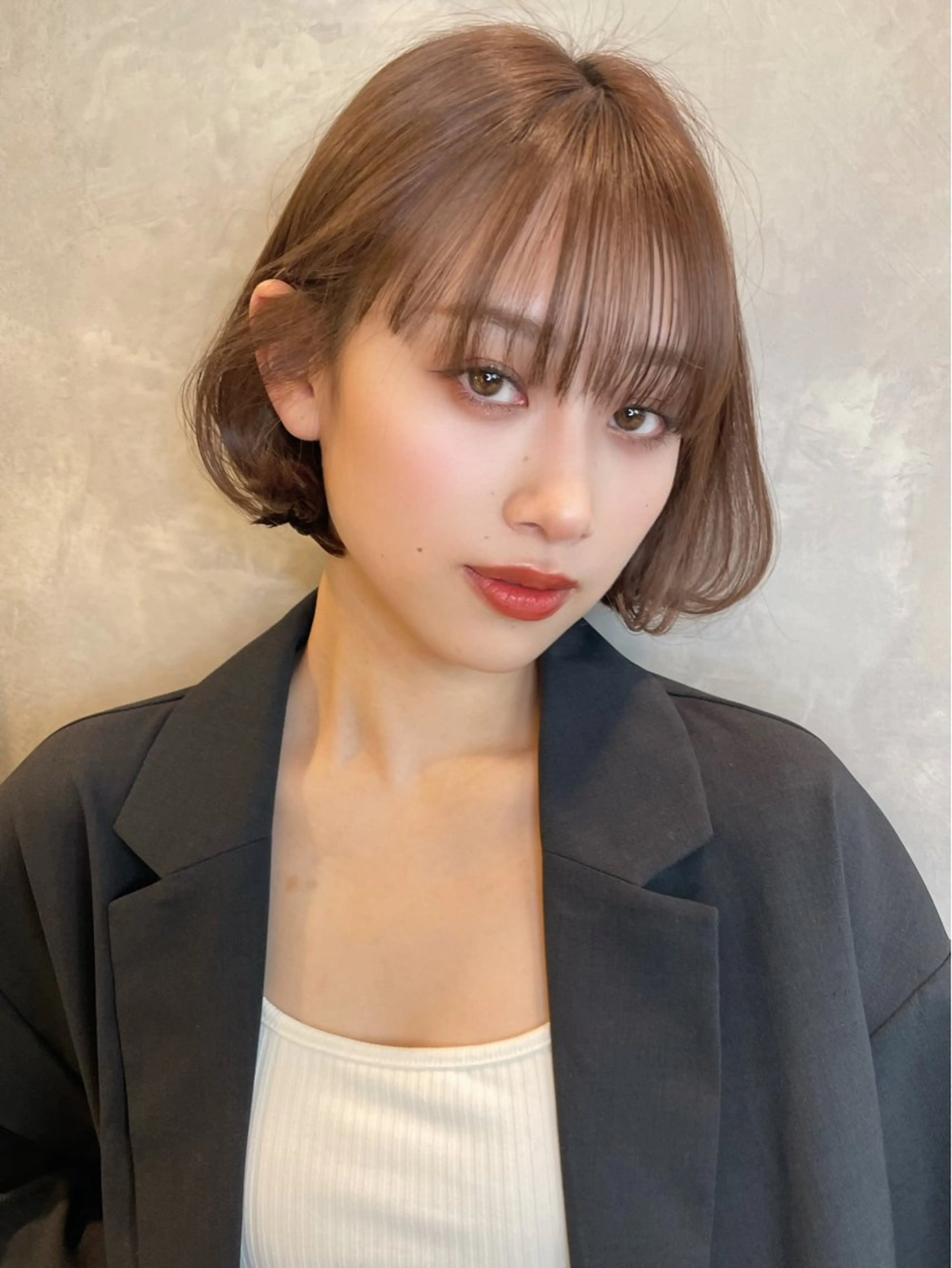 ミディアム 外国人風ヘア スペシャリスト★高沼のヘアスタイル