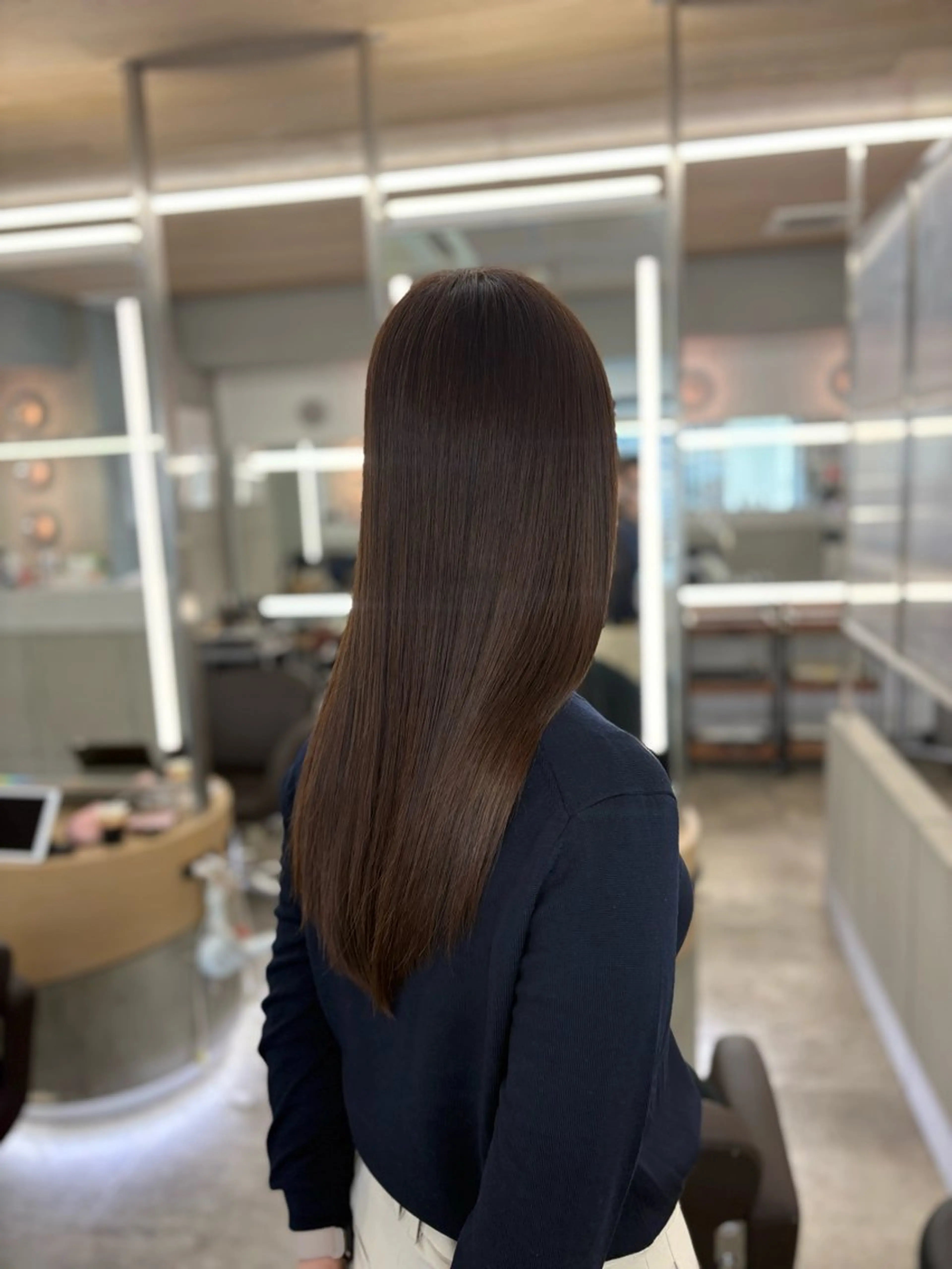 【高濃度水素ウルトワトリートメント使用✳️】似合わせカット&ケアカラー&髪質改善ULTOWAトリートメント♪韓国🇰🇷の写真