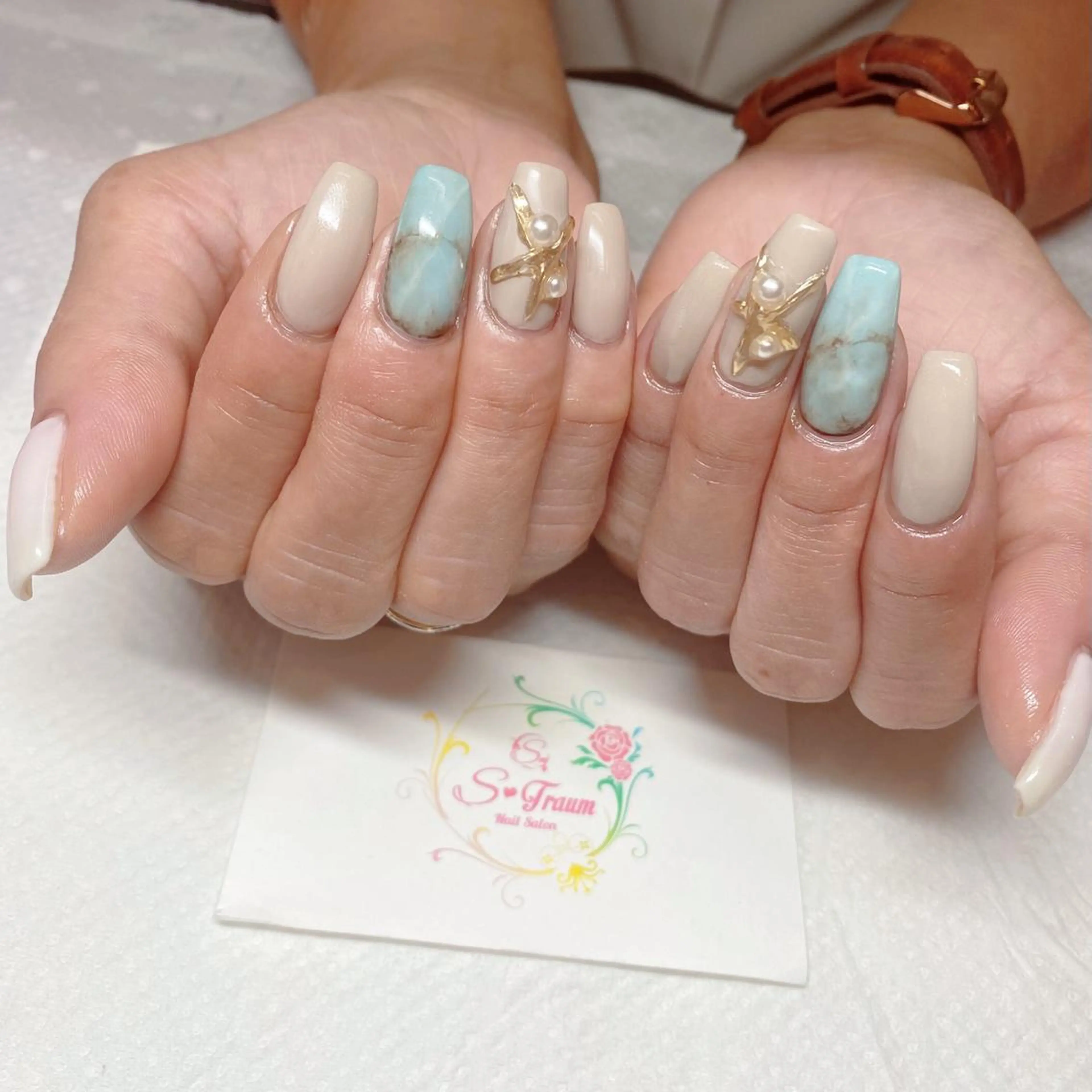 ネイル アートネイル ジェルネイル 夏ネイル Nail Salon S-Traumのネイルデザイン