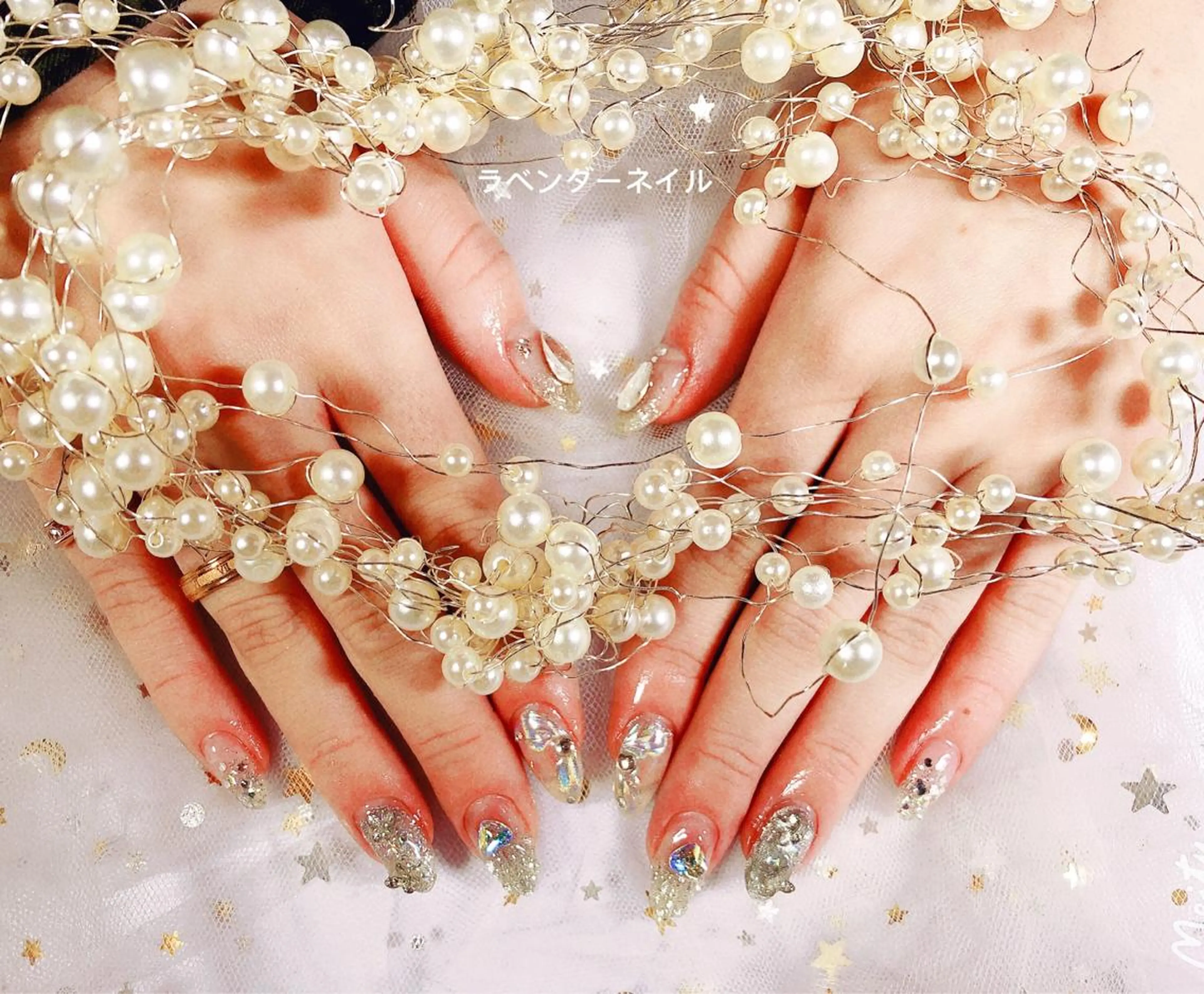 ネイル ラベンダー💖日暮里 ルル💖ネイルのネイルデザイン