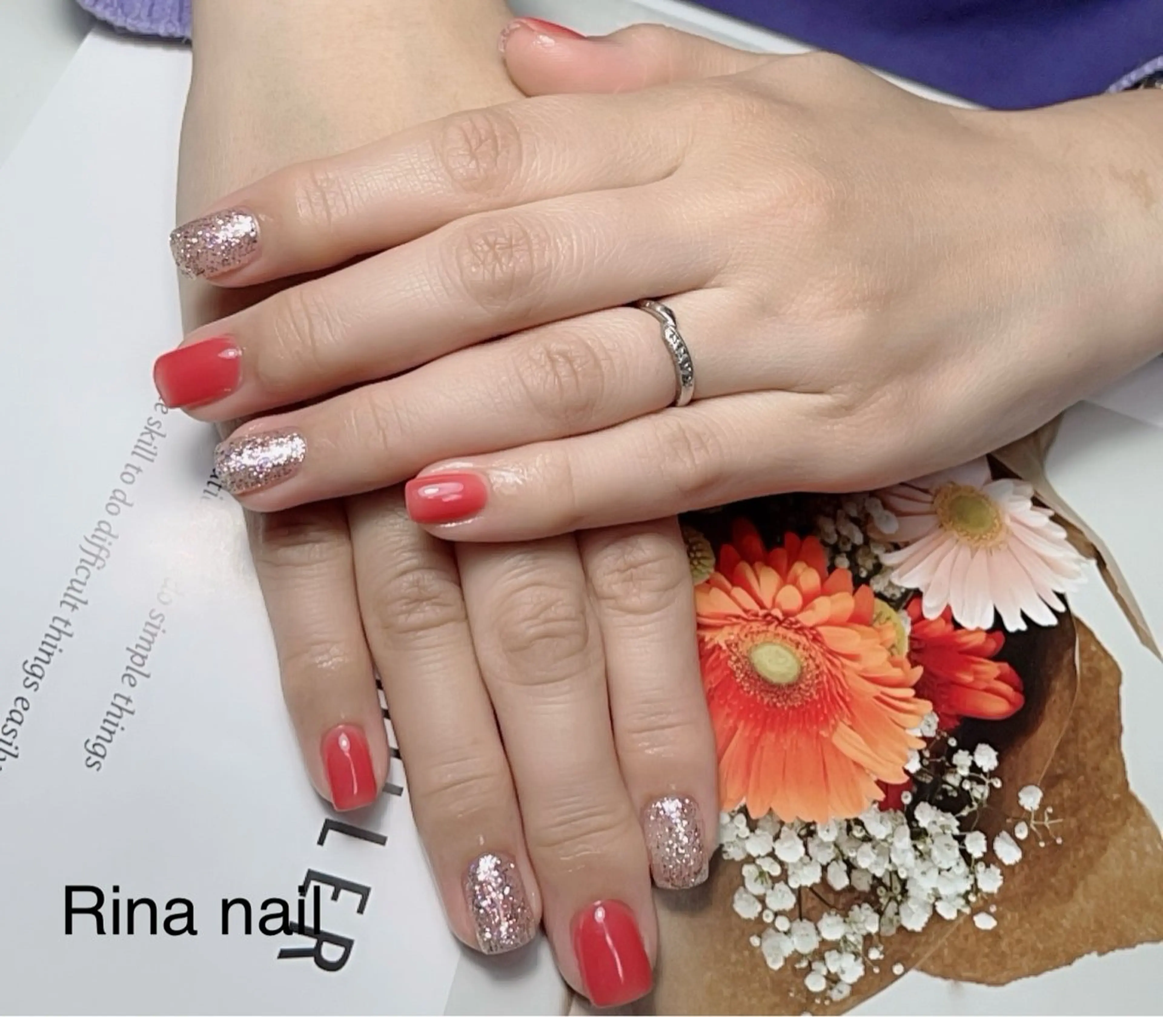 ネイル ハンドネイル リナネイルサロン 松戸八柱所属・リナ ネイルサロンのネイルデザイン