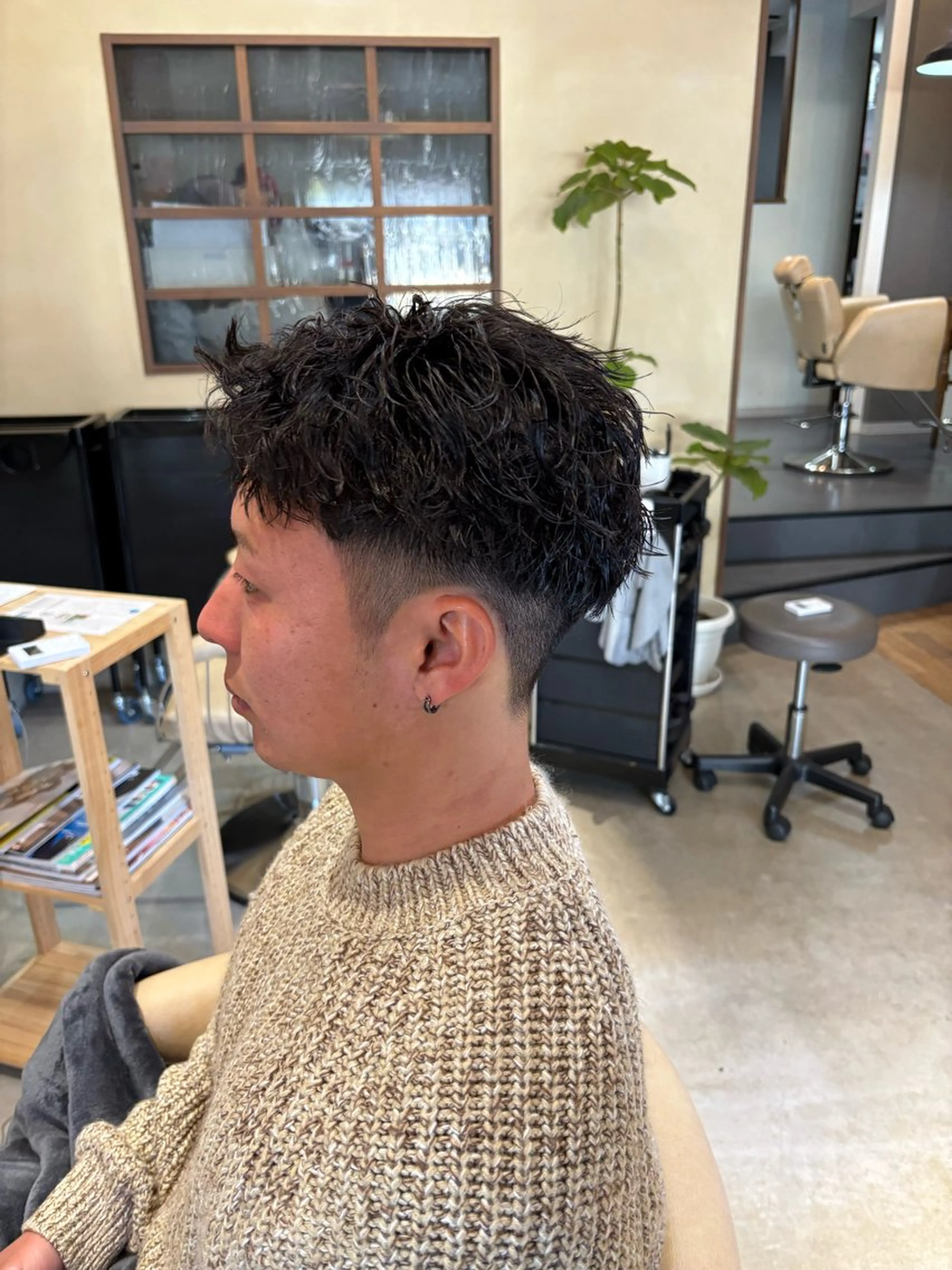 ショート メンズ カット パーマ トリートメント 鹿児島 TSUBASAのヘアスタイル