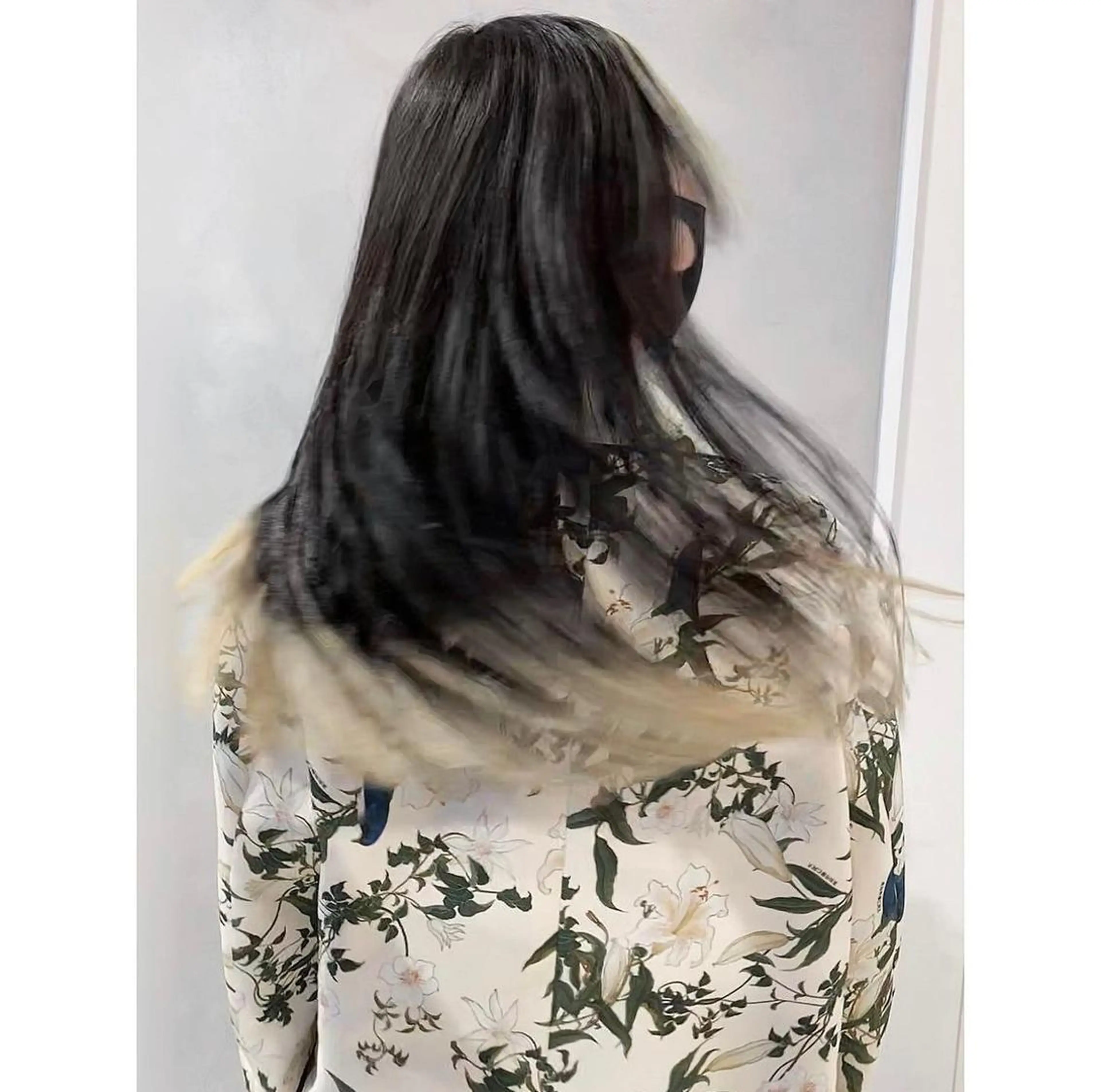ロング カラー ヘアアレンジ ブリーチ ブロンド グラデーションカラー 【姫カット】 ナカムラコウキのヘアスタイル