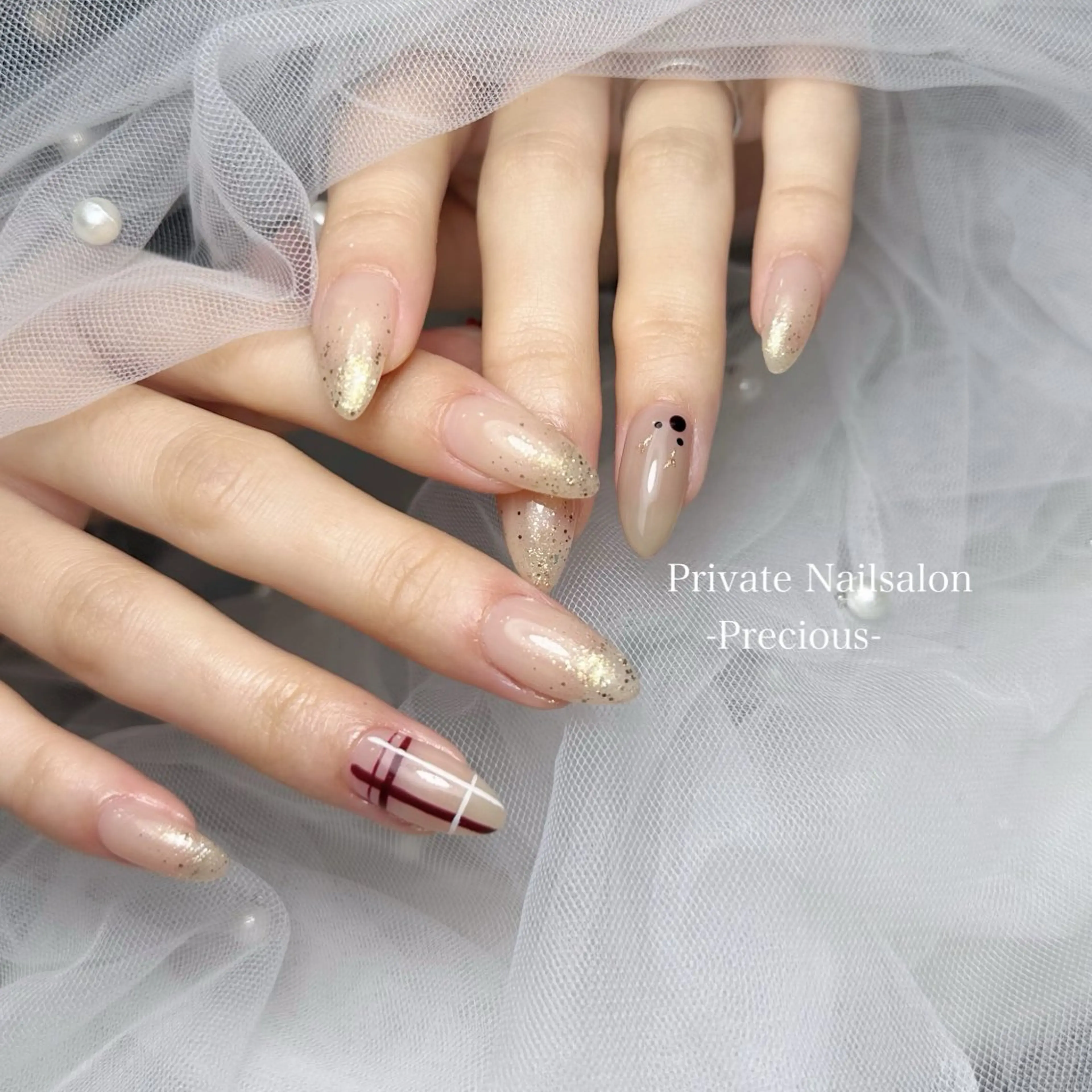 ネイル ハンドネイル Precious *･゜のネイルデザイン