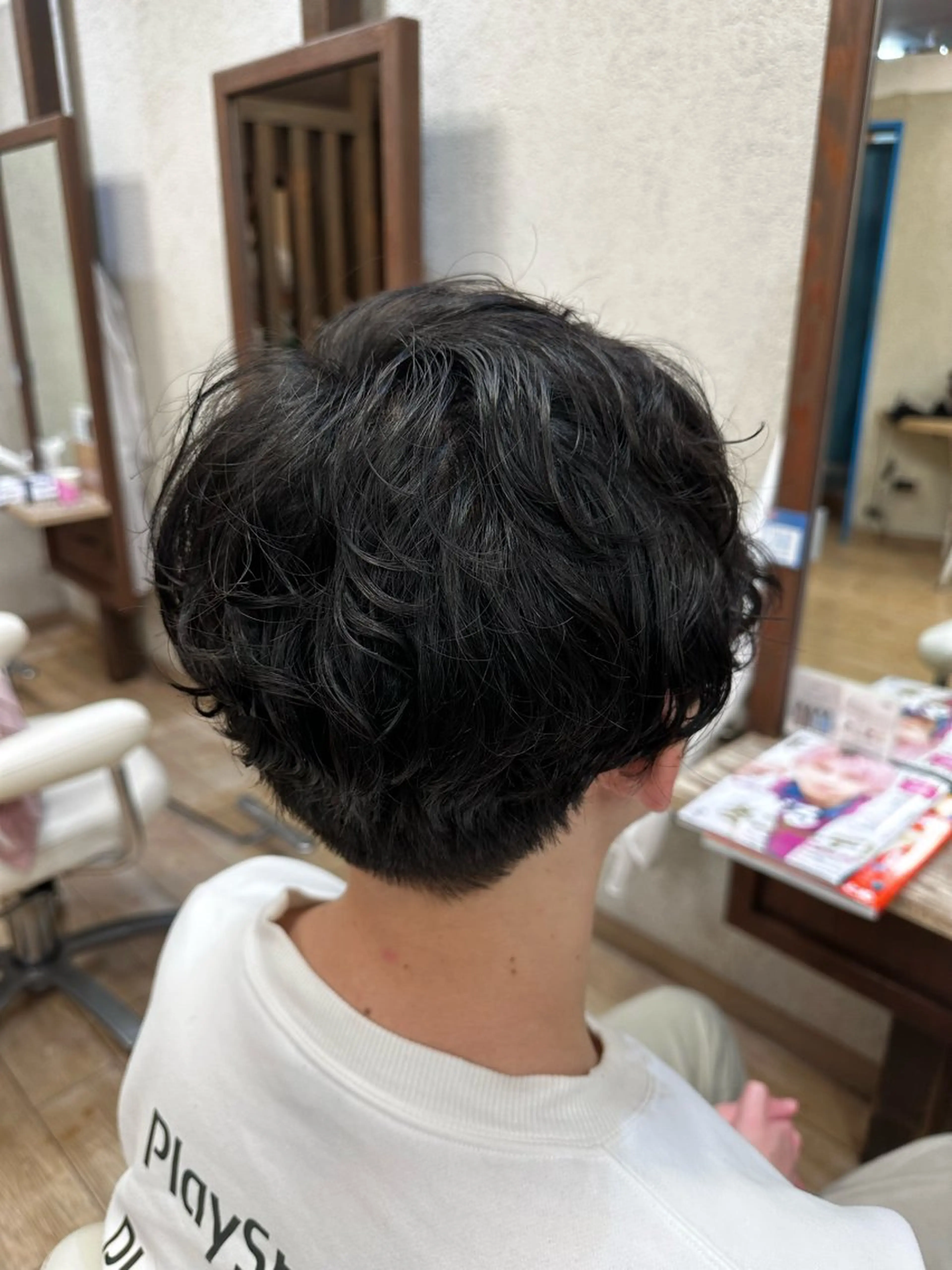 パーマ メンズ 阿部 美咲のヘアスタイル