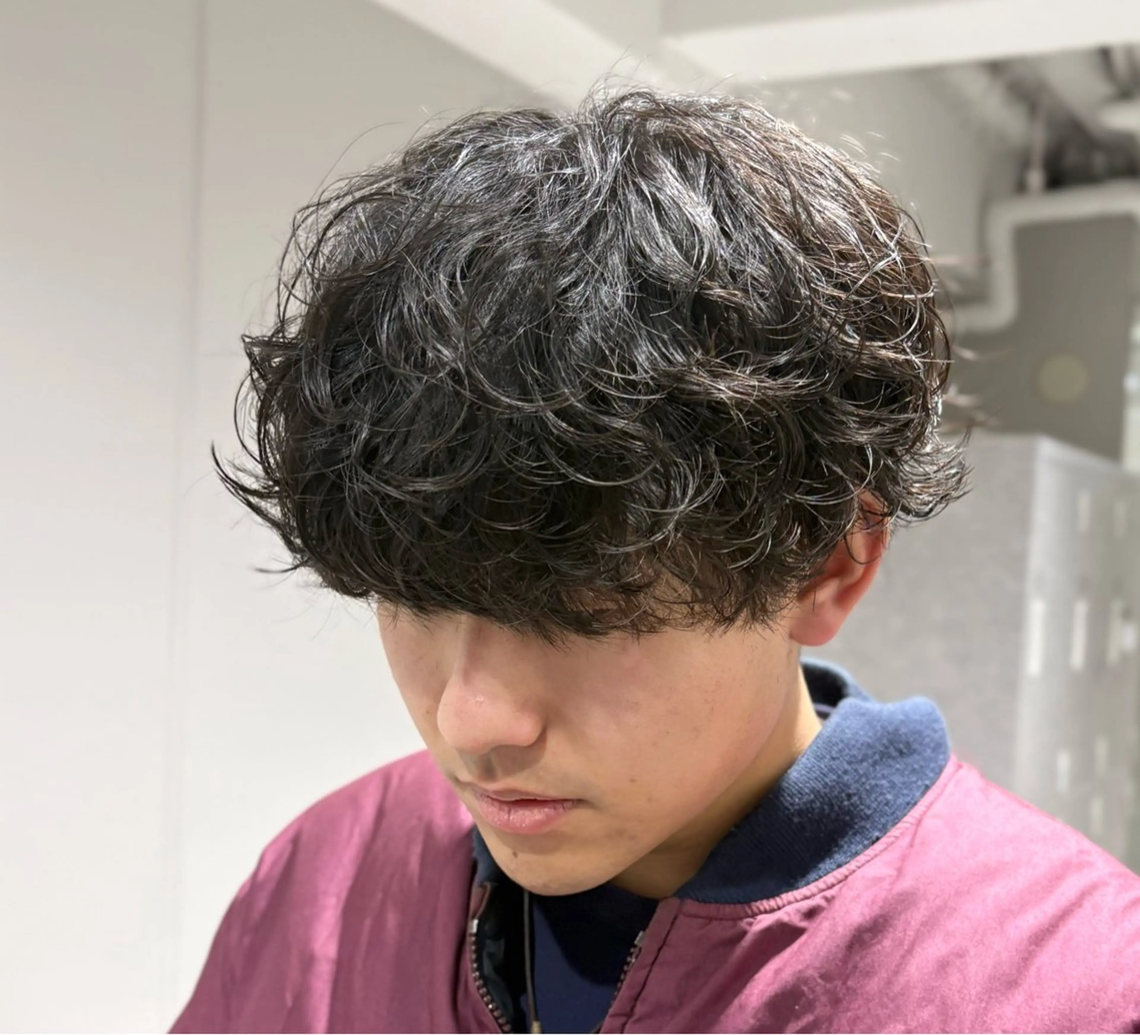 ショート パーマ メンズ カット パーマ 【メンズ特化】 池田大成✂︎のヘアスタイル