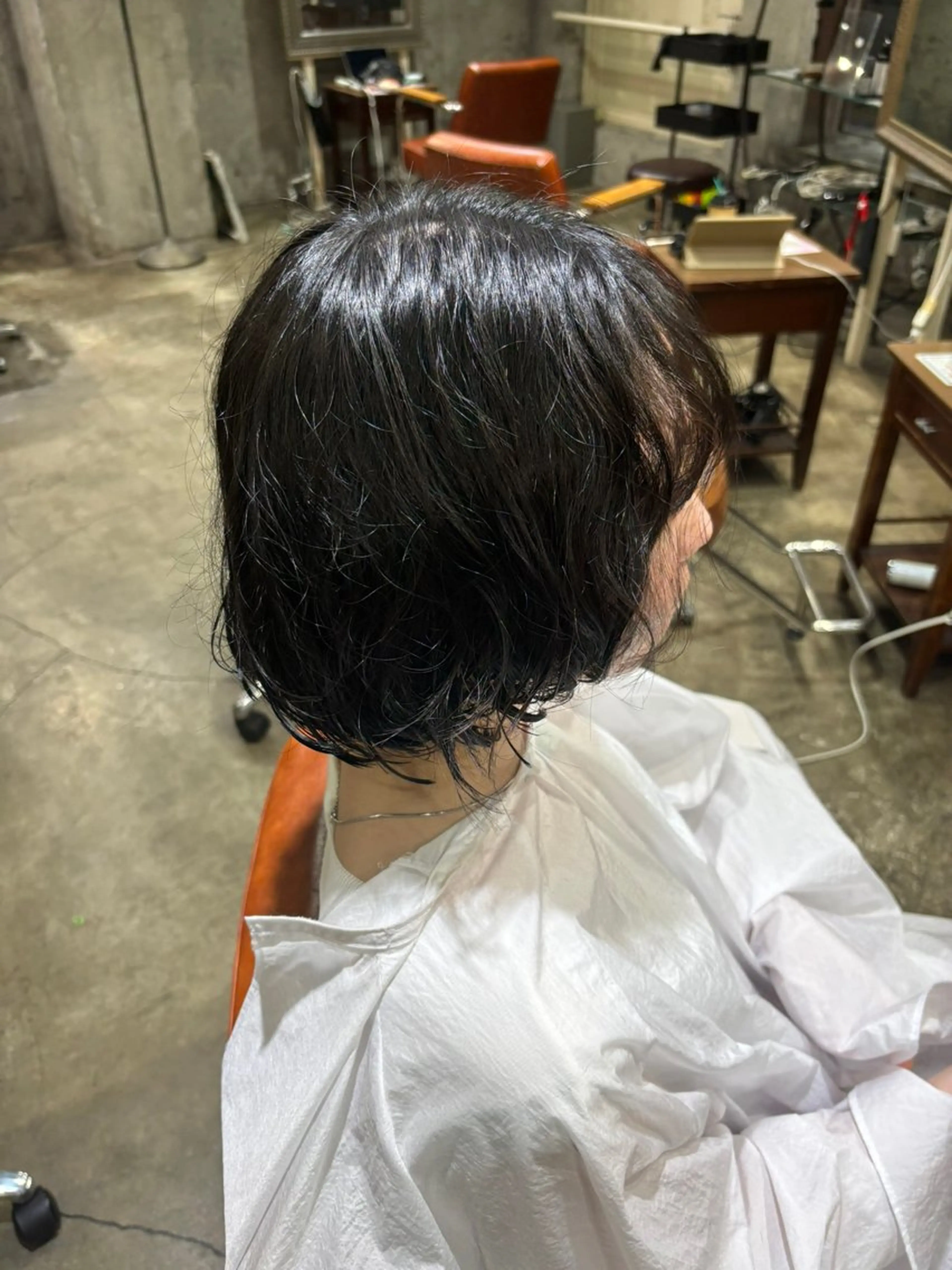ミディアム ミディアムパーマ 原宿×メンズカット tsuguのヘアスタイル