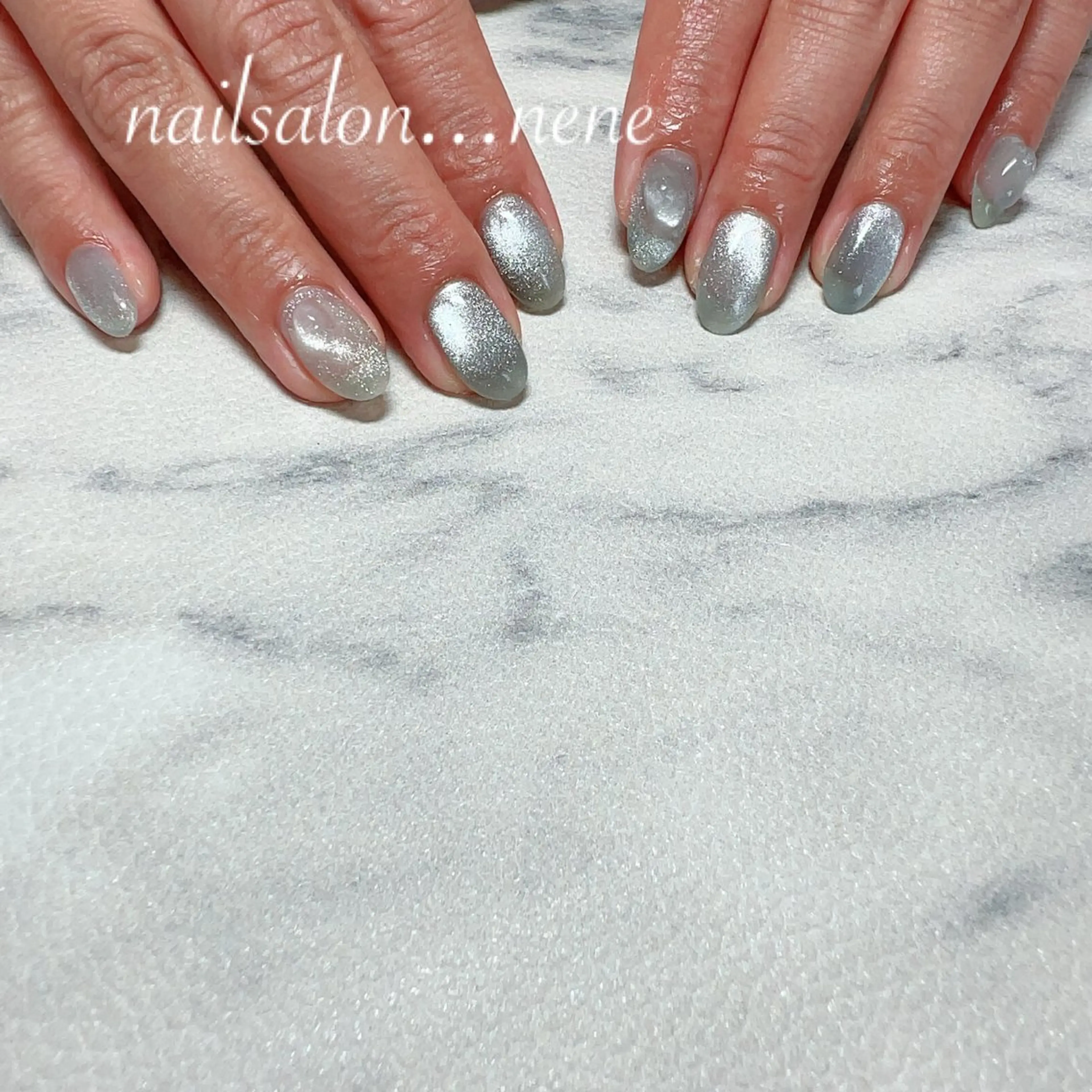 ネイル マグネットネイル nailsalon ...neneのネイルデザイン