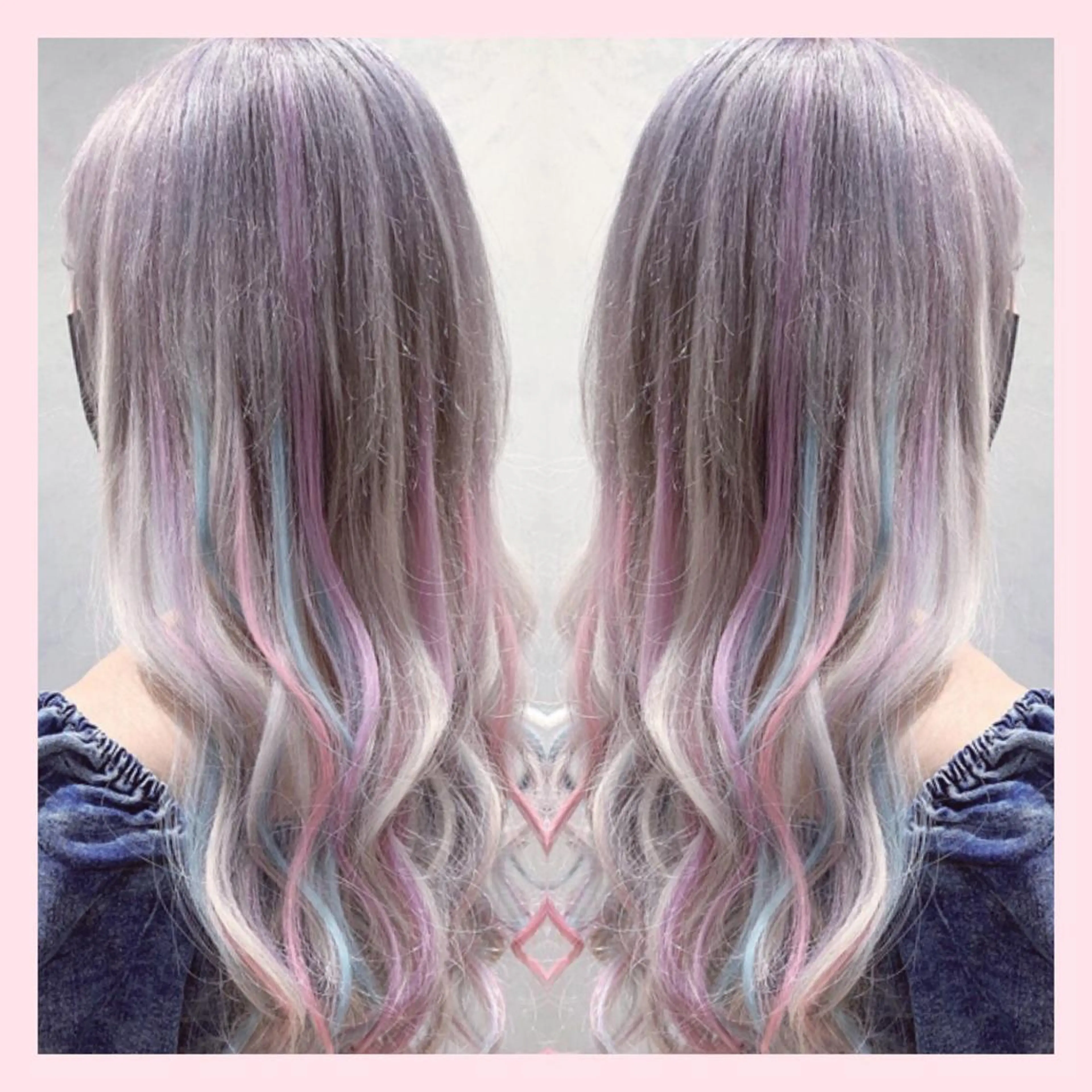 ロング カラー ヘアカラー トリートメント エクステ シシド ユウスケ Aceのヘアスタイル