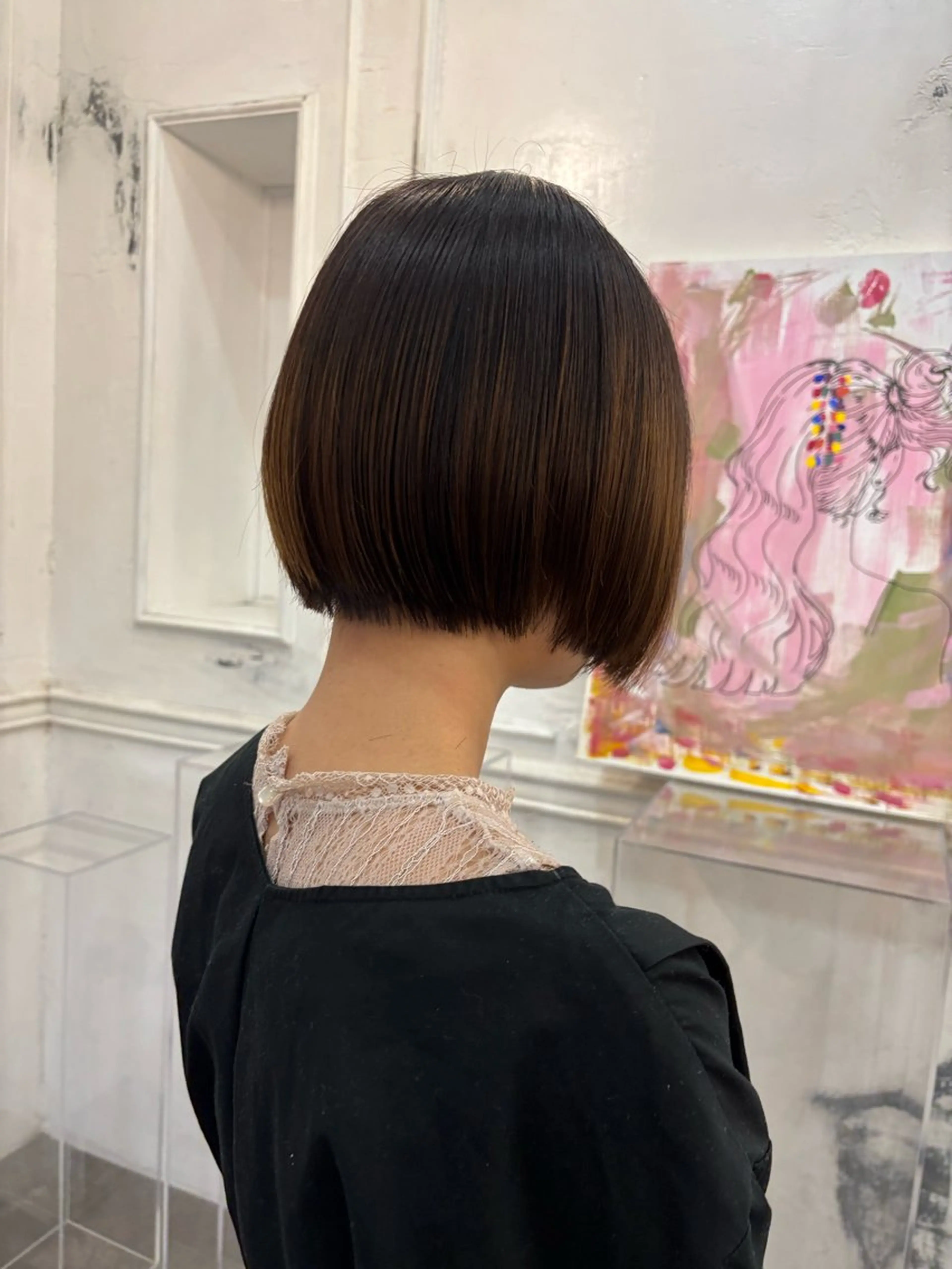 ショート ショートボブ ボブ ショートヘア comeghead 琴音のヘアスタイル