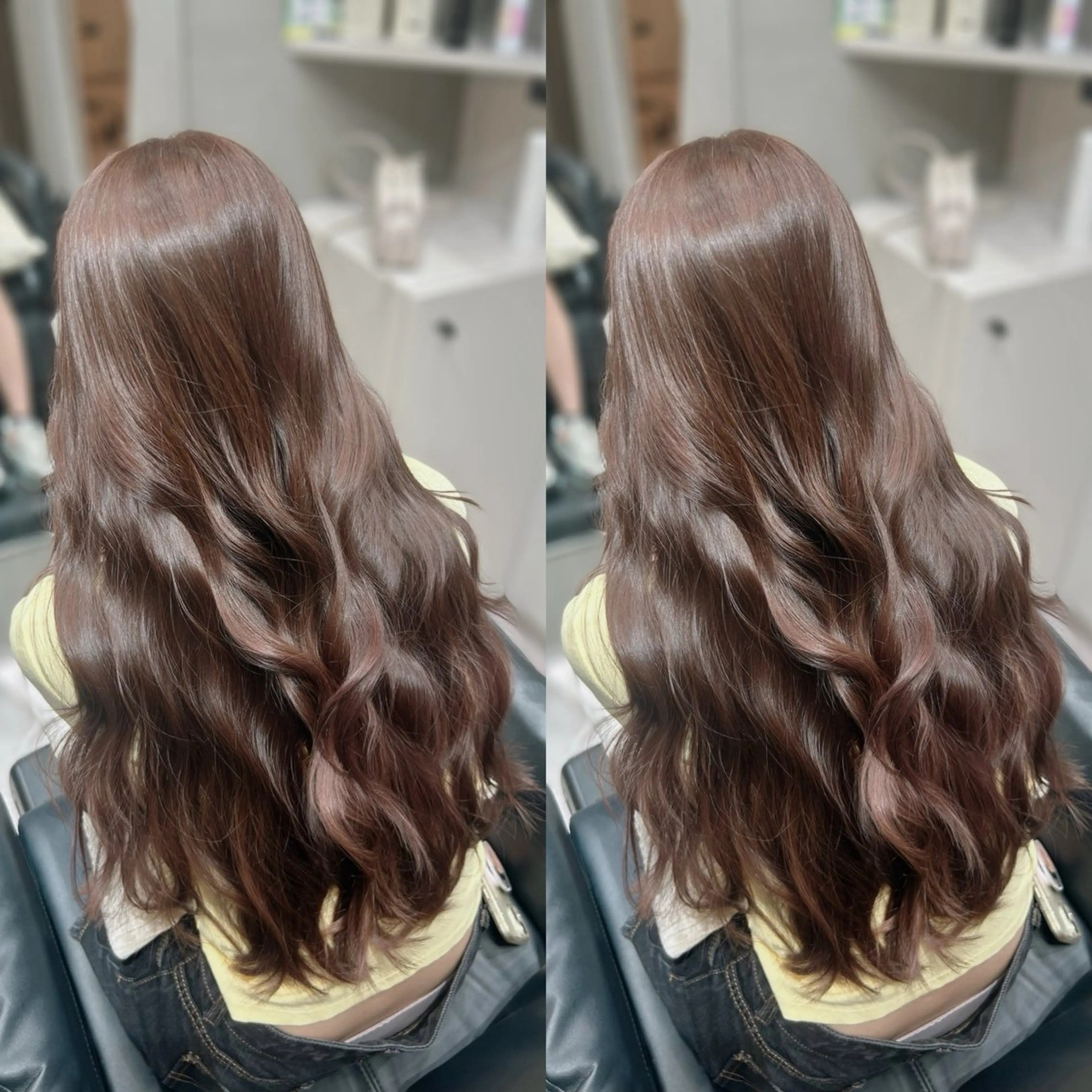 ロング カラー ヘアカラー トリートメント ヘアセット ゆうさ │ 髪質改善 ボブ ショートのヘアスタイル